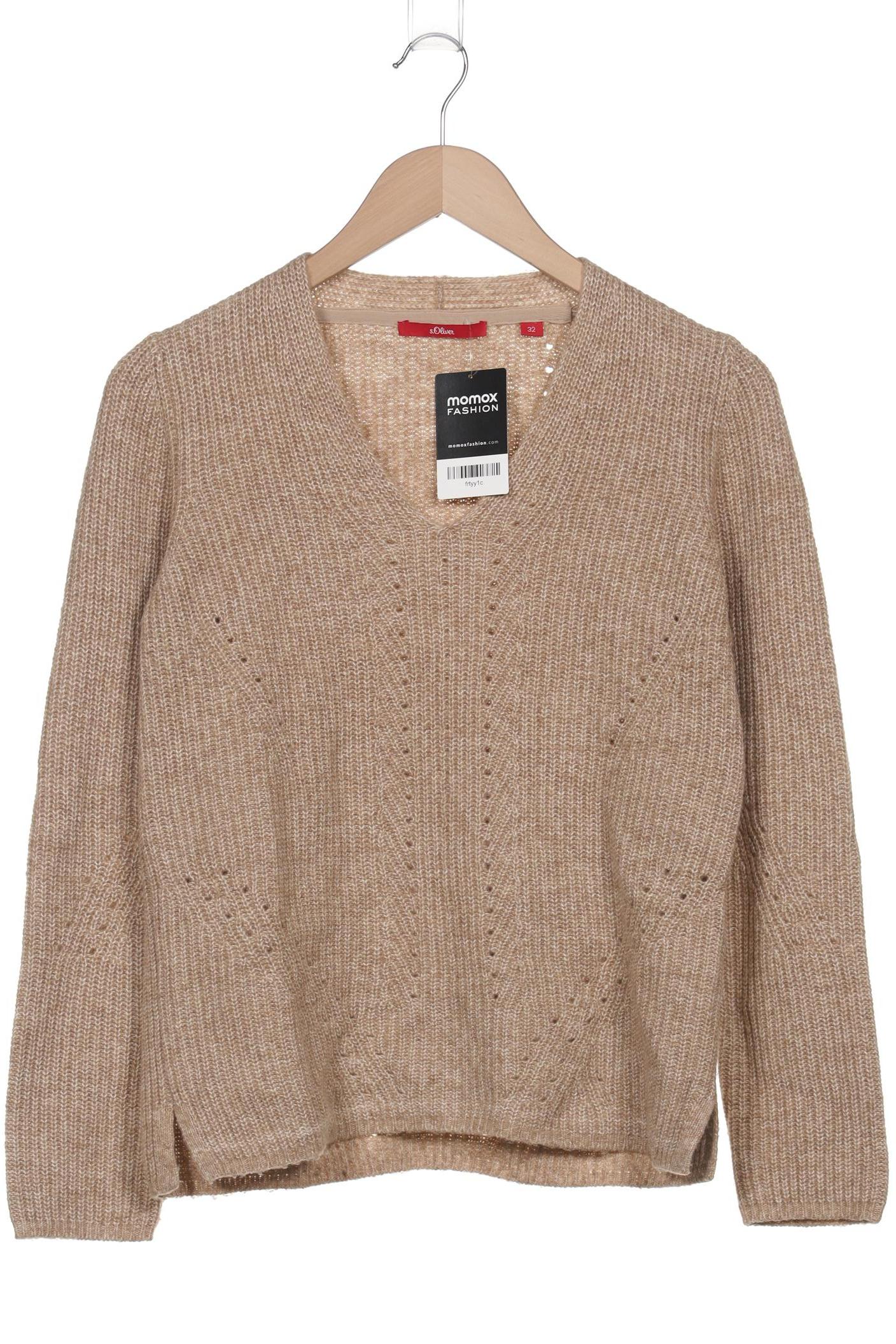 

s.Oliver Damen Pullover, beige, Gr. 32
