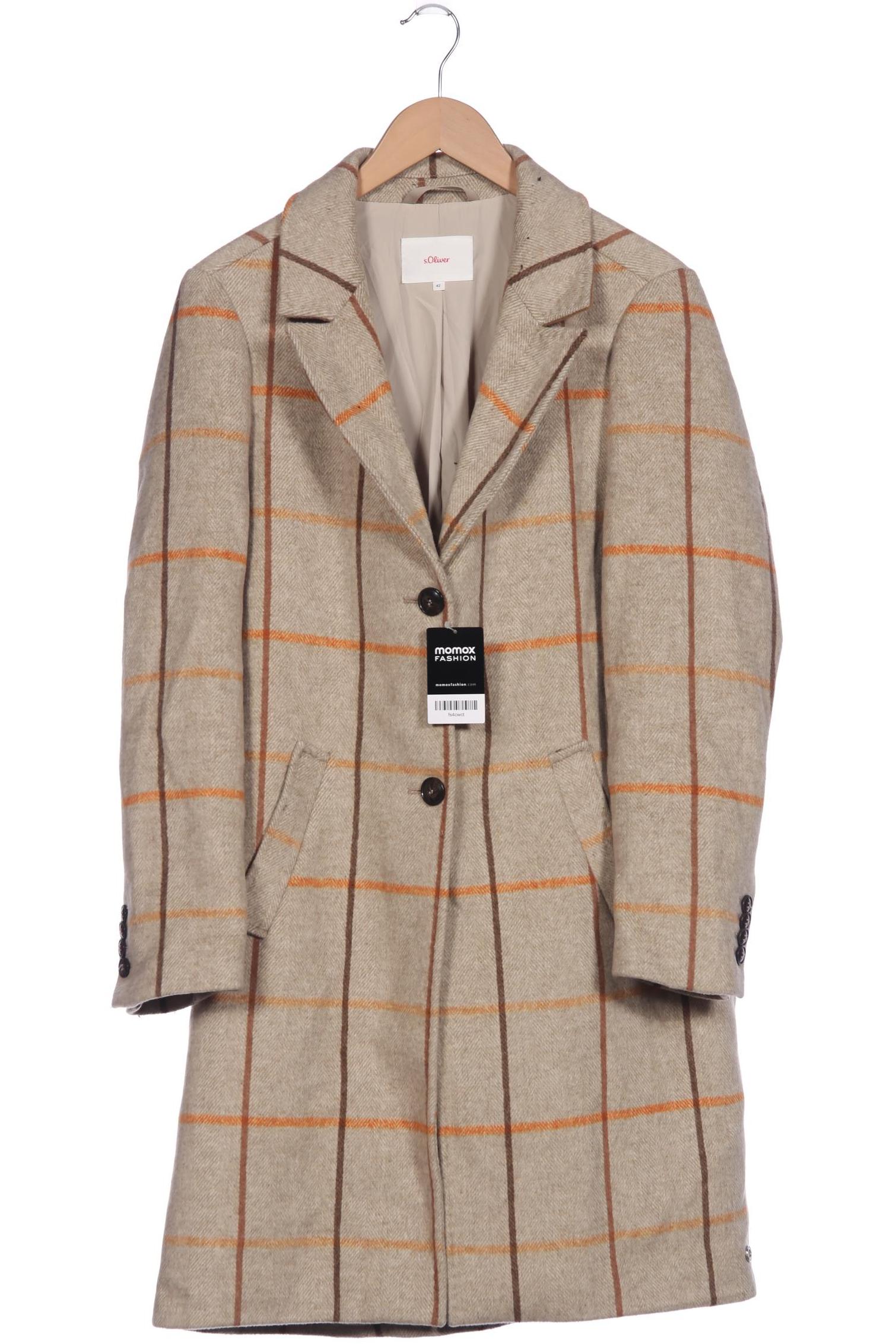

s.Oliver Damen Mantel, beige, Gr. 42