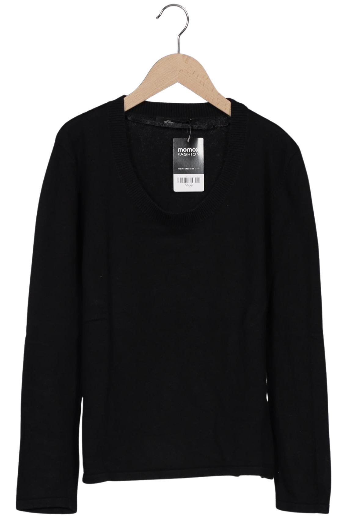 

s.Oliver Damen Pullover, schwarz, Gr. 42
