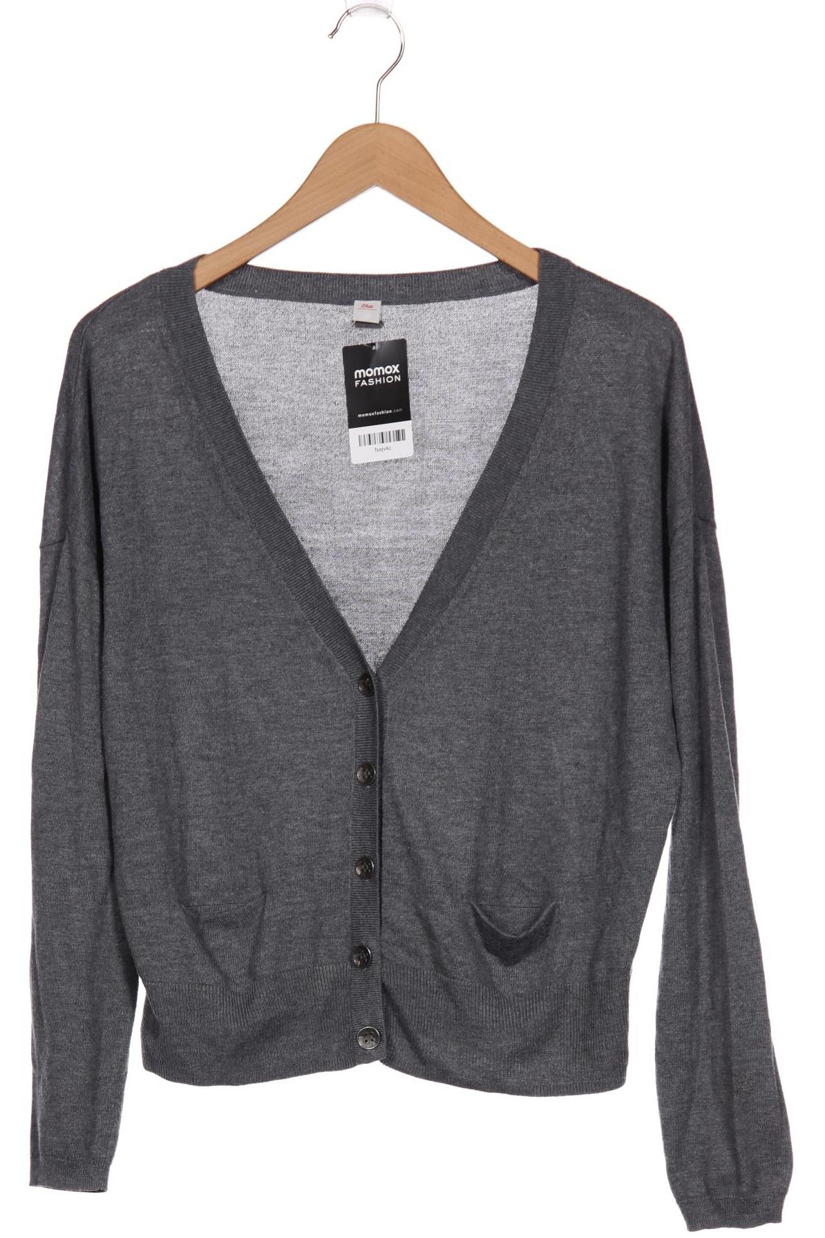 

s.Oliver Damen Strickjacke, grau