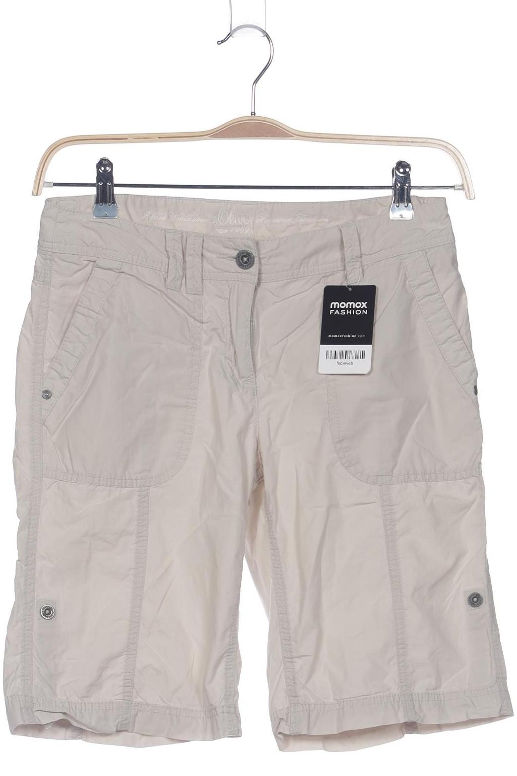 

s.Oliver Damen Shorts, cremeweiß, Gr. 36