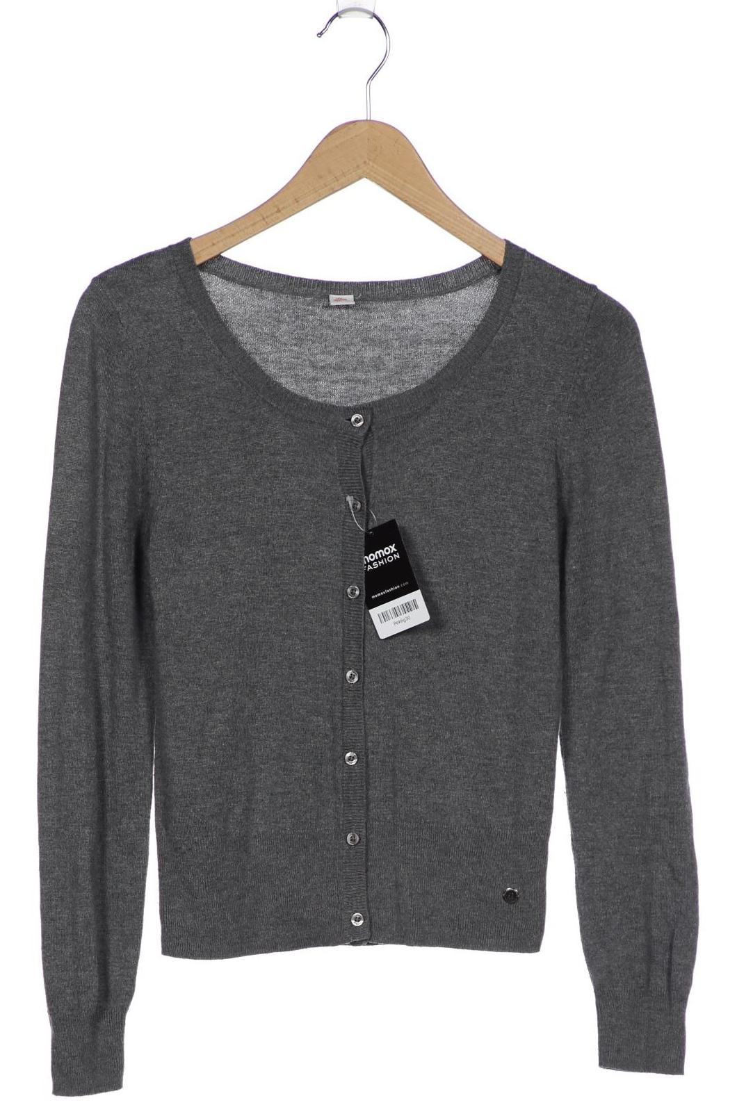 

s.Oliver Damen Strickjacke, grau, Gr. 36