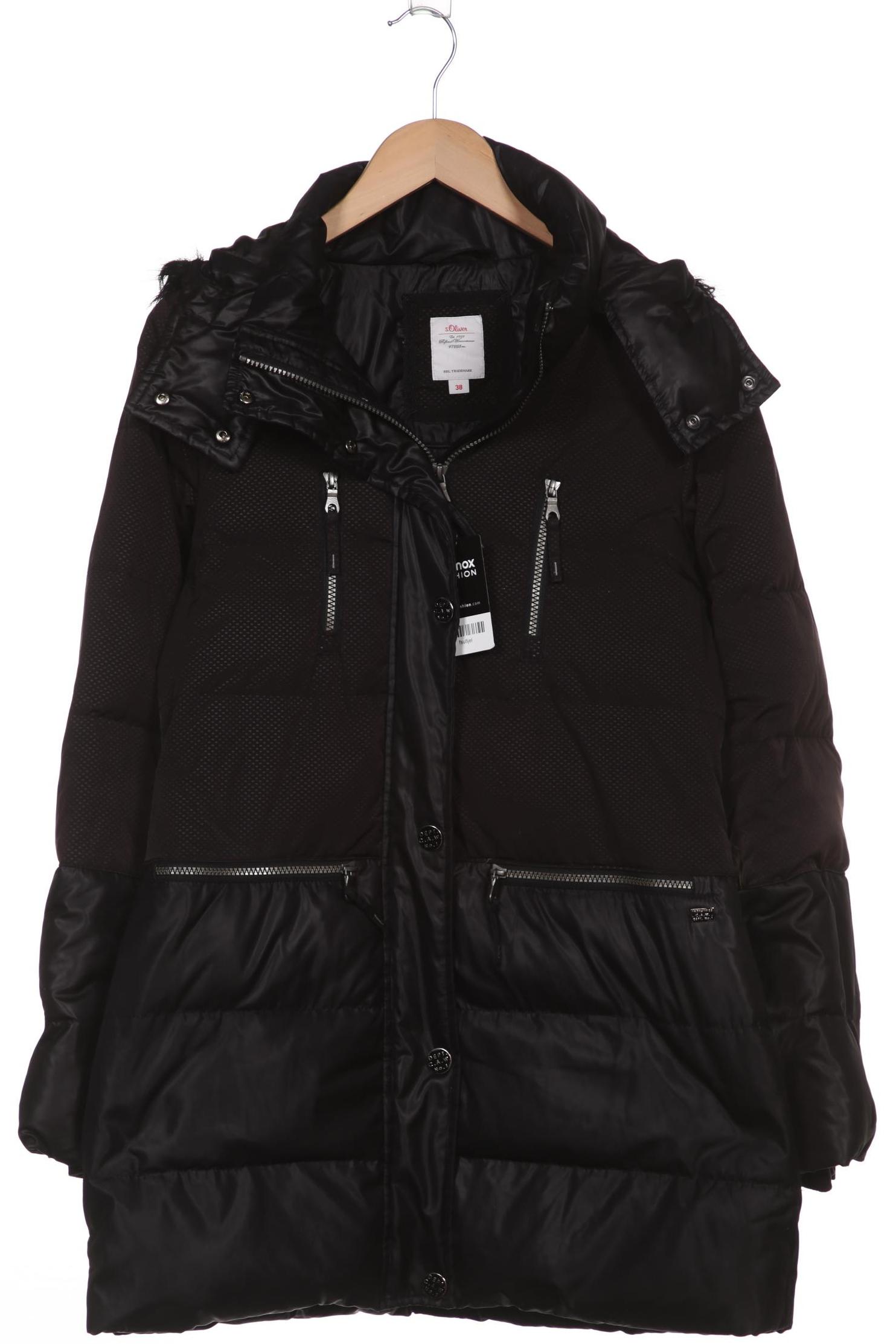 

s.Oliver Damen Jacke, schwarz, Gr. 38