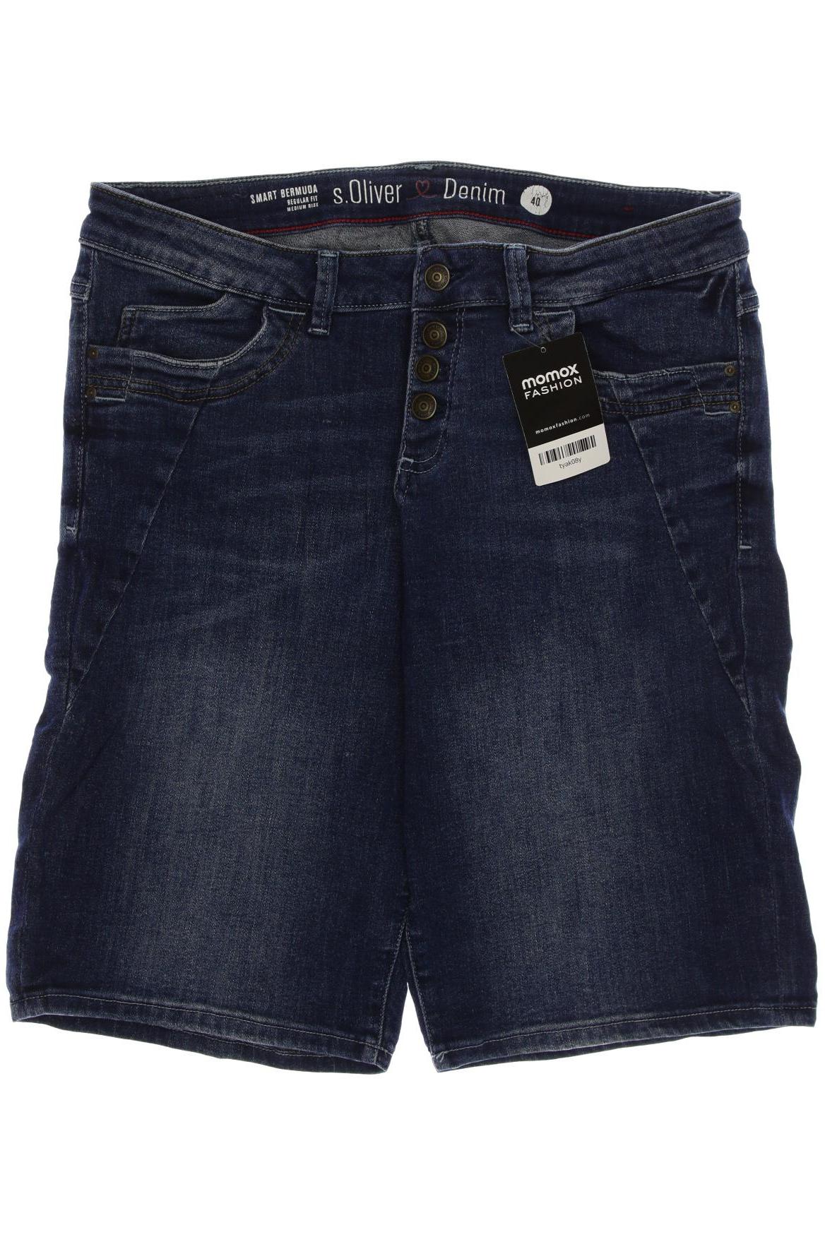 

s.Oliver Damen Shorts, marineblau