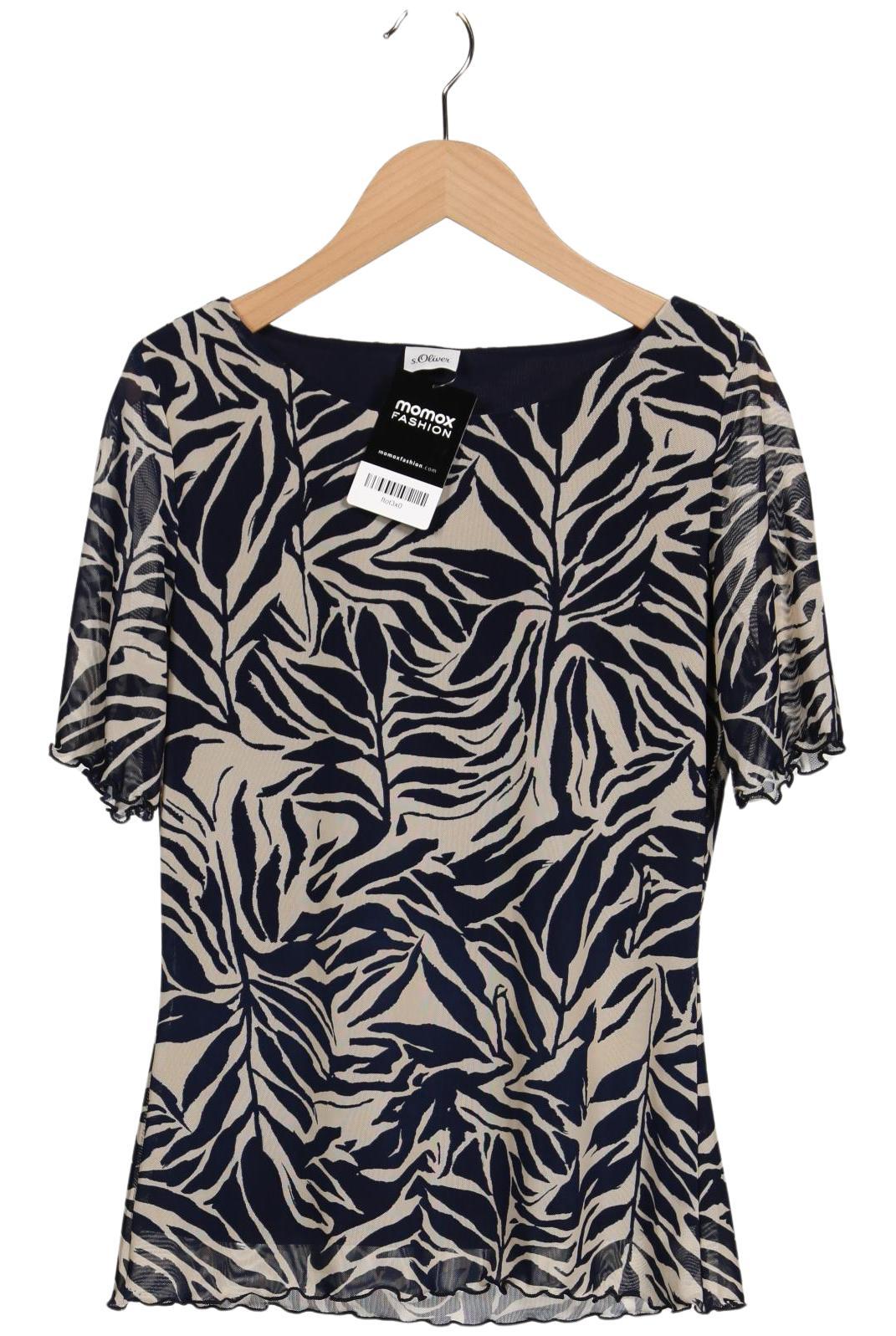 

s.Oliver Damen T-Shirt, marineblau, Gr. 36