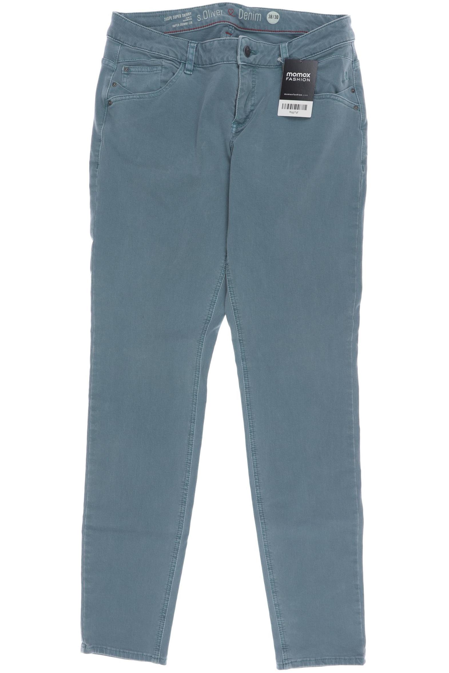 

s.Oliver Damen Jeans, türkis, Gr. 38