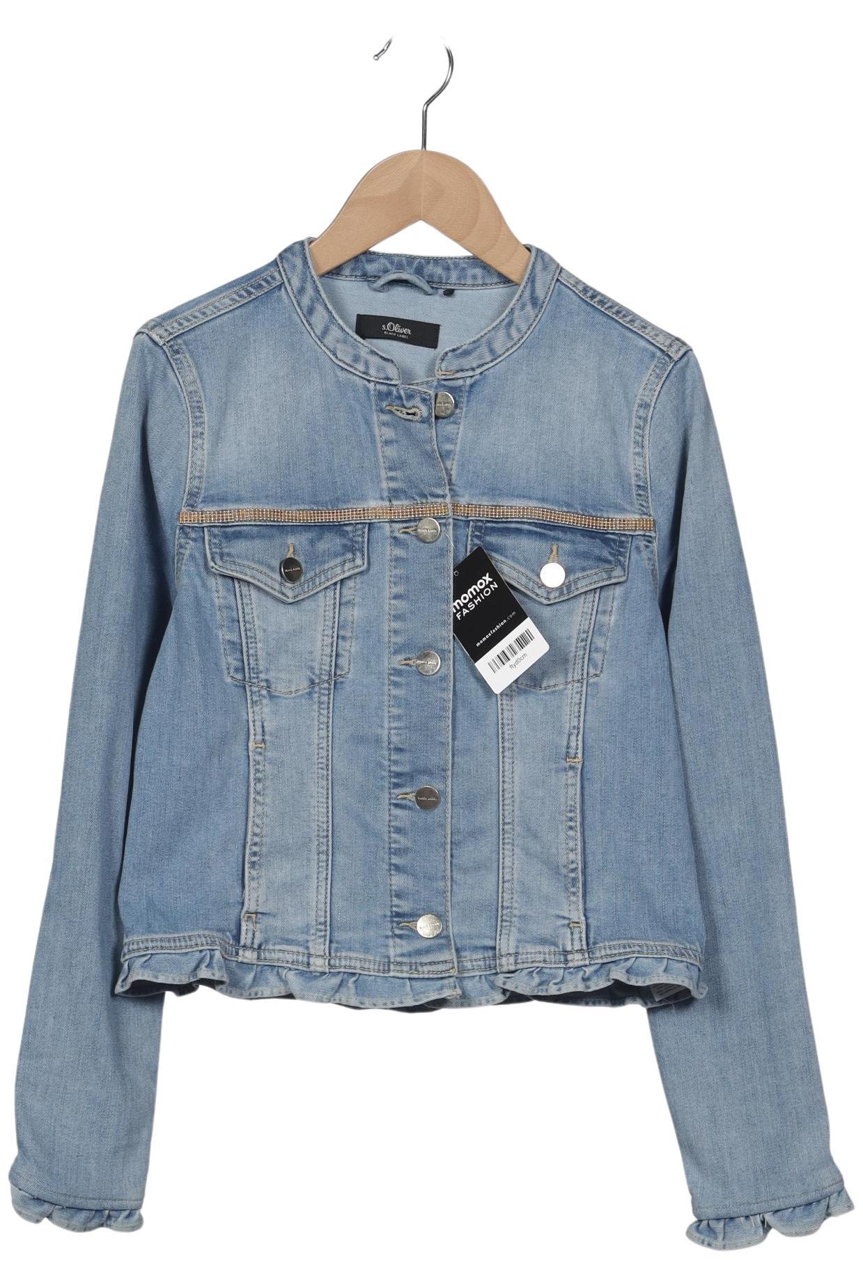 

s.Oliver Damen Jacke, hellblau, Gr. 36