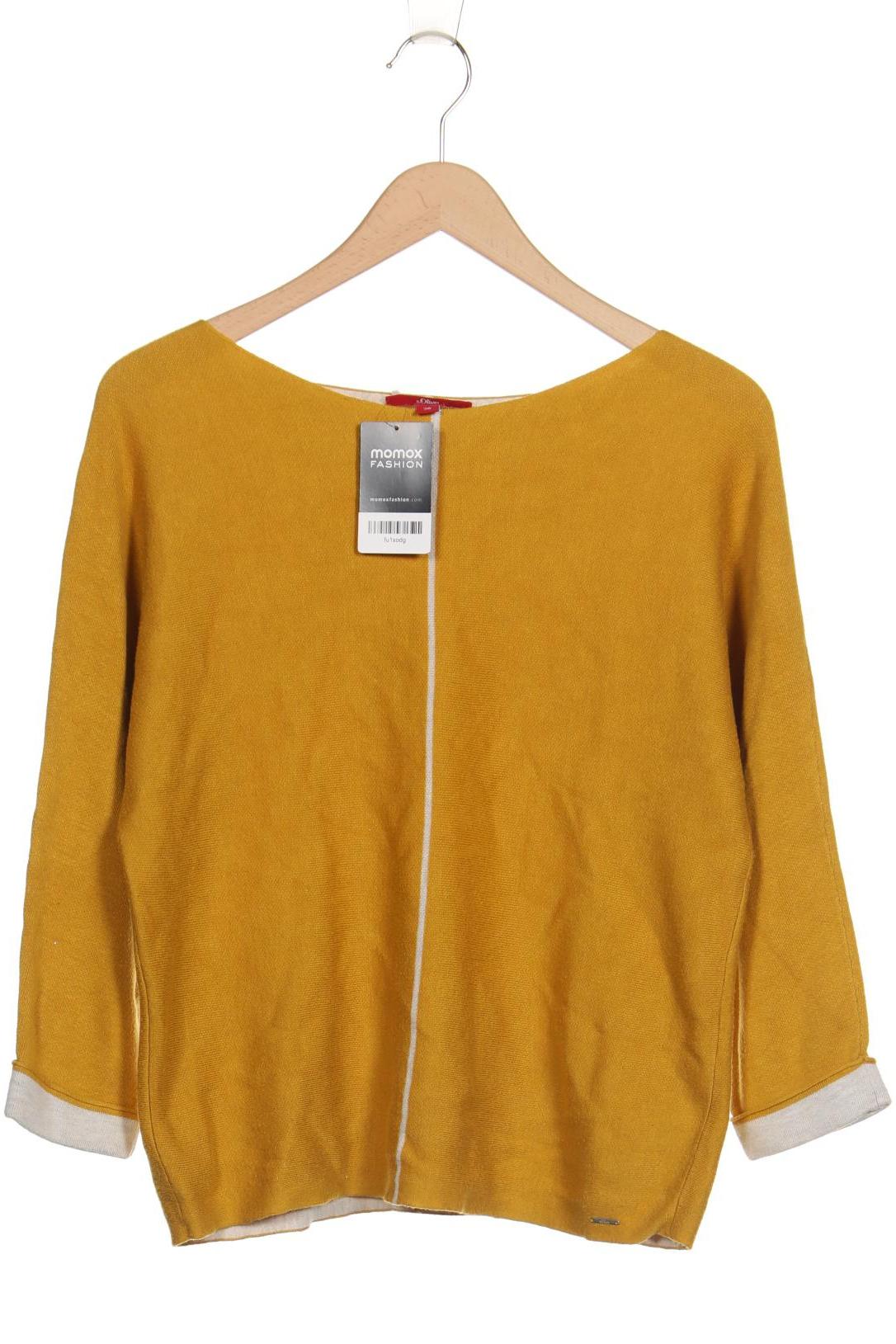 

s.Oliver Damen Pullover, gelb, Gr. 36