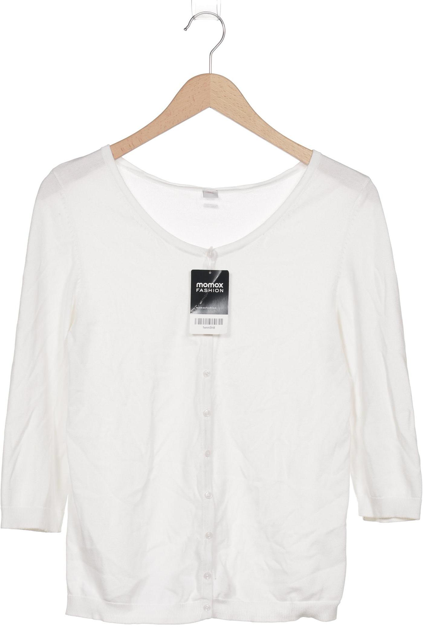 

s.Oliver Damen Strickjacke, weiß, Gr. 42