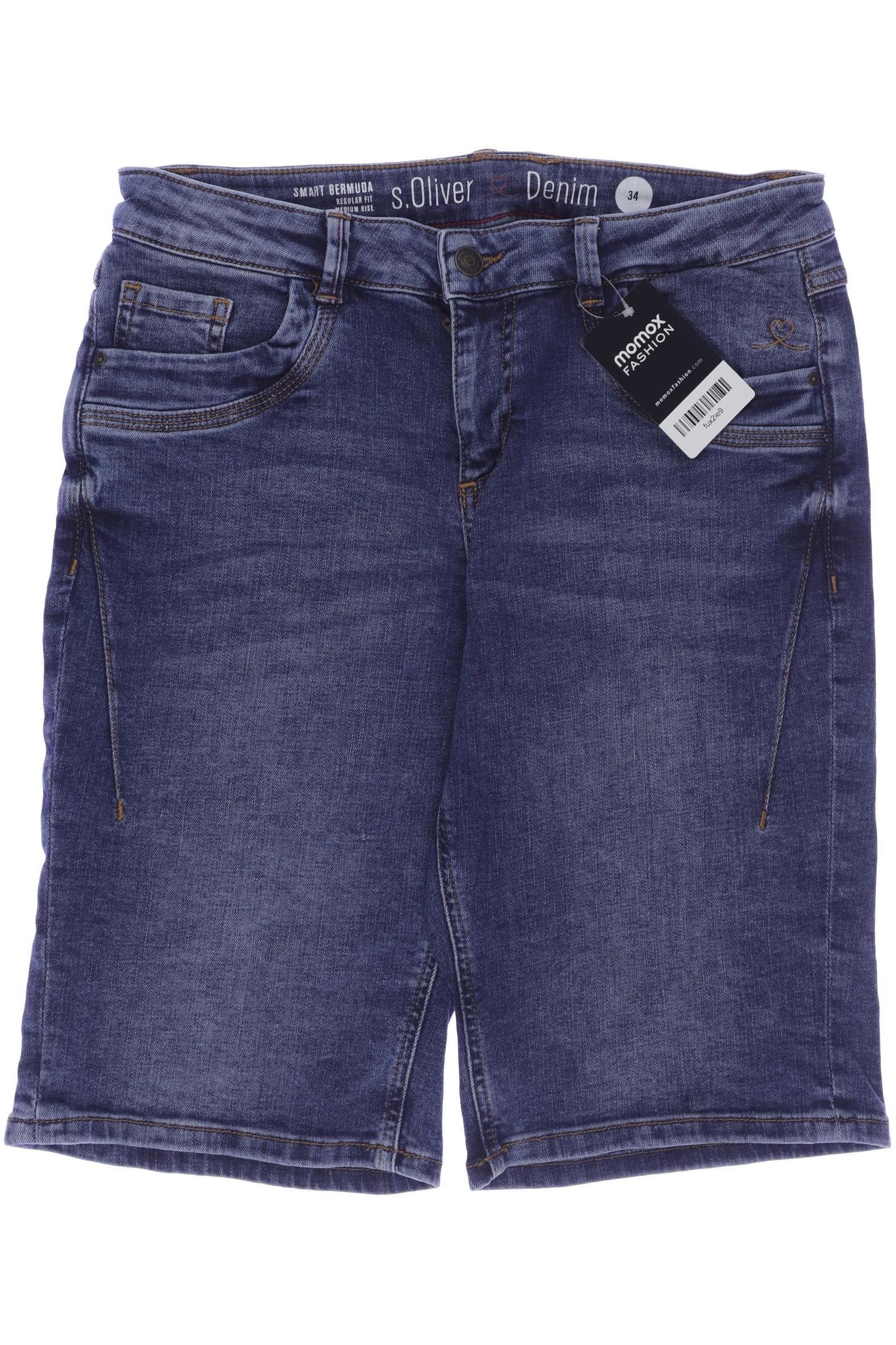 

s.Oliver Damen Shorts, blau, Gr. 34