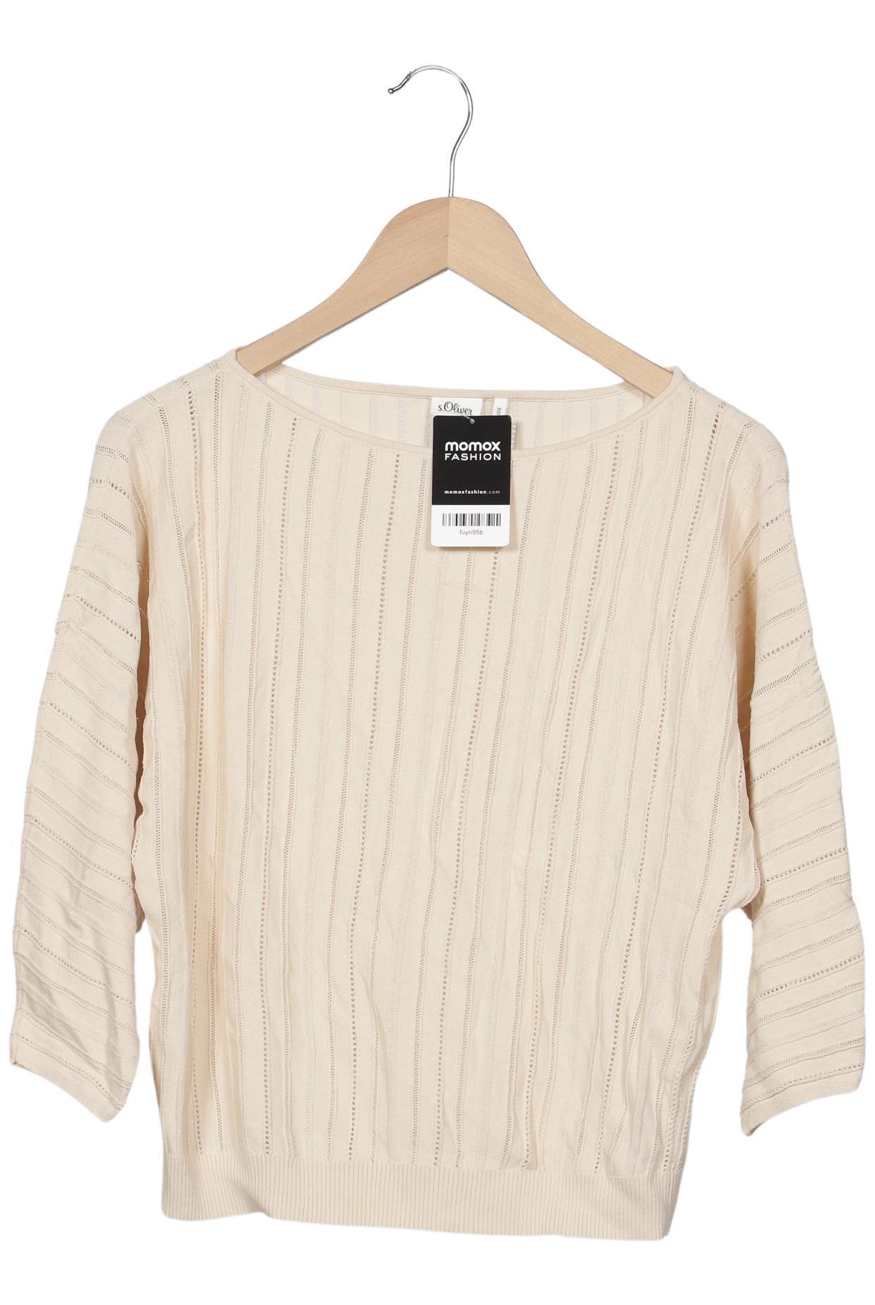 

s.Oliver Damen Pullover, beige, Gr. 36