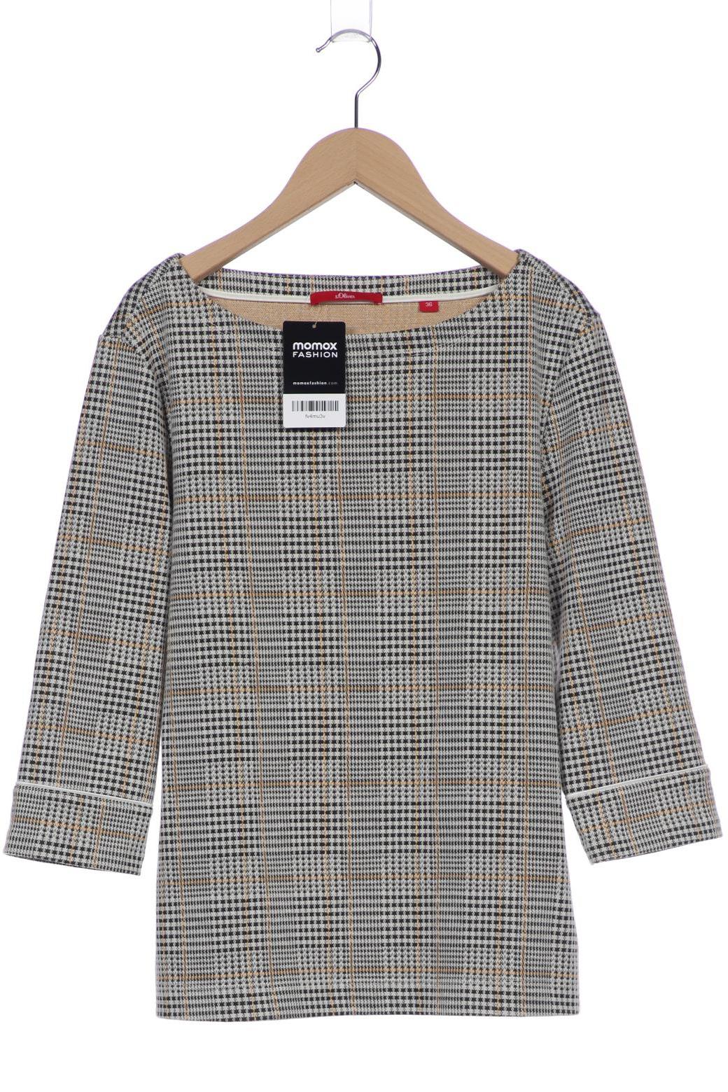 

s.Oliver Damen Langarmshirt, grau, Gr. 36