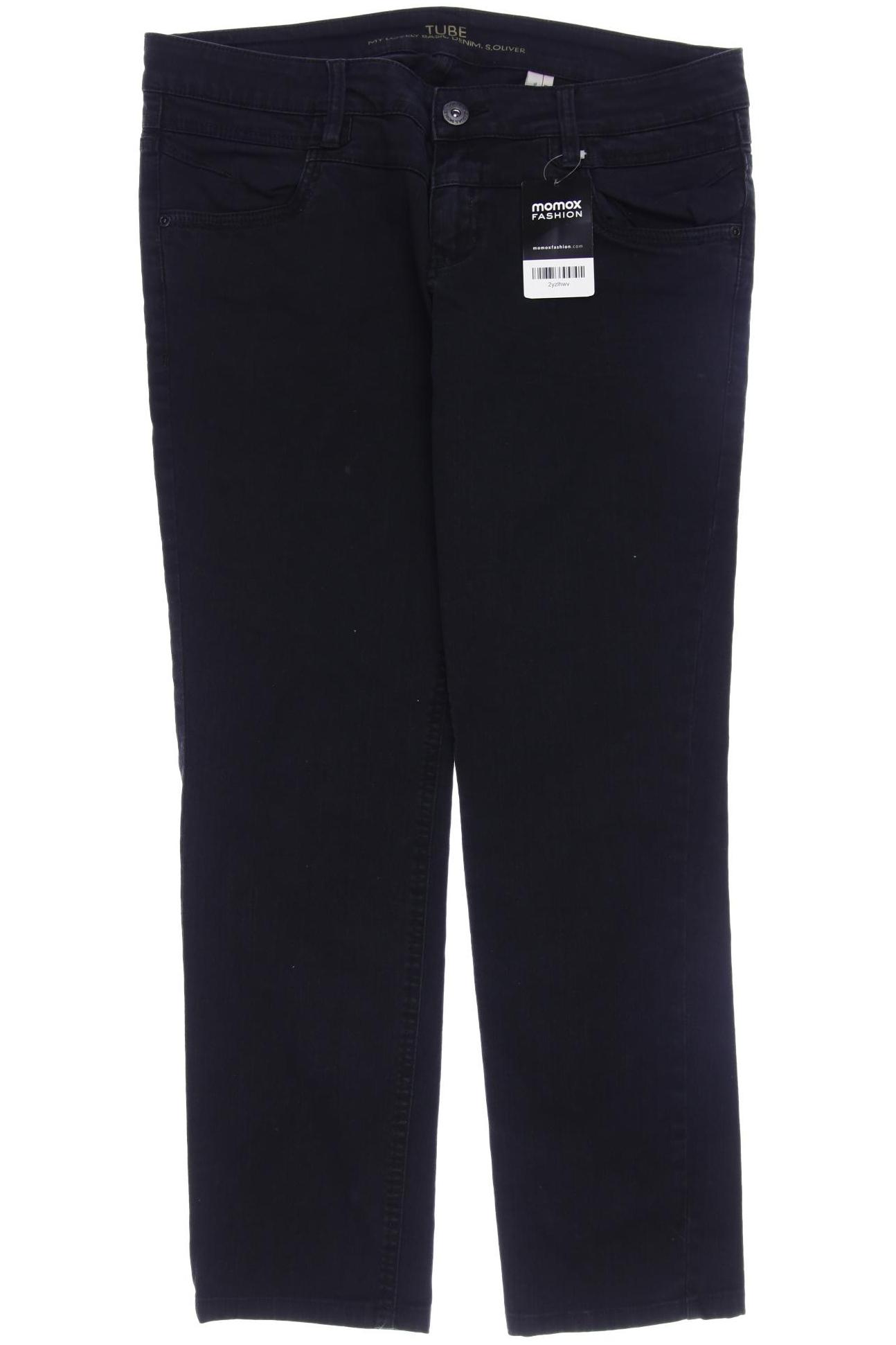 

s.Oliver Damen Jeans, schwarz