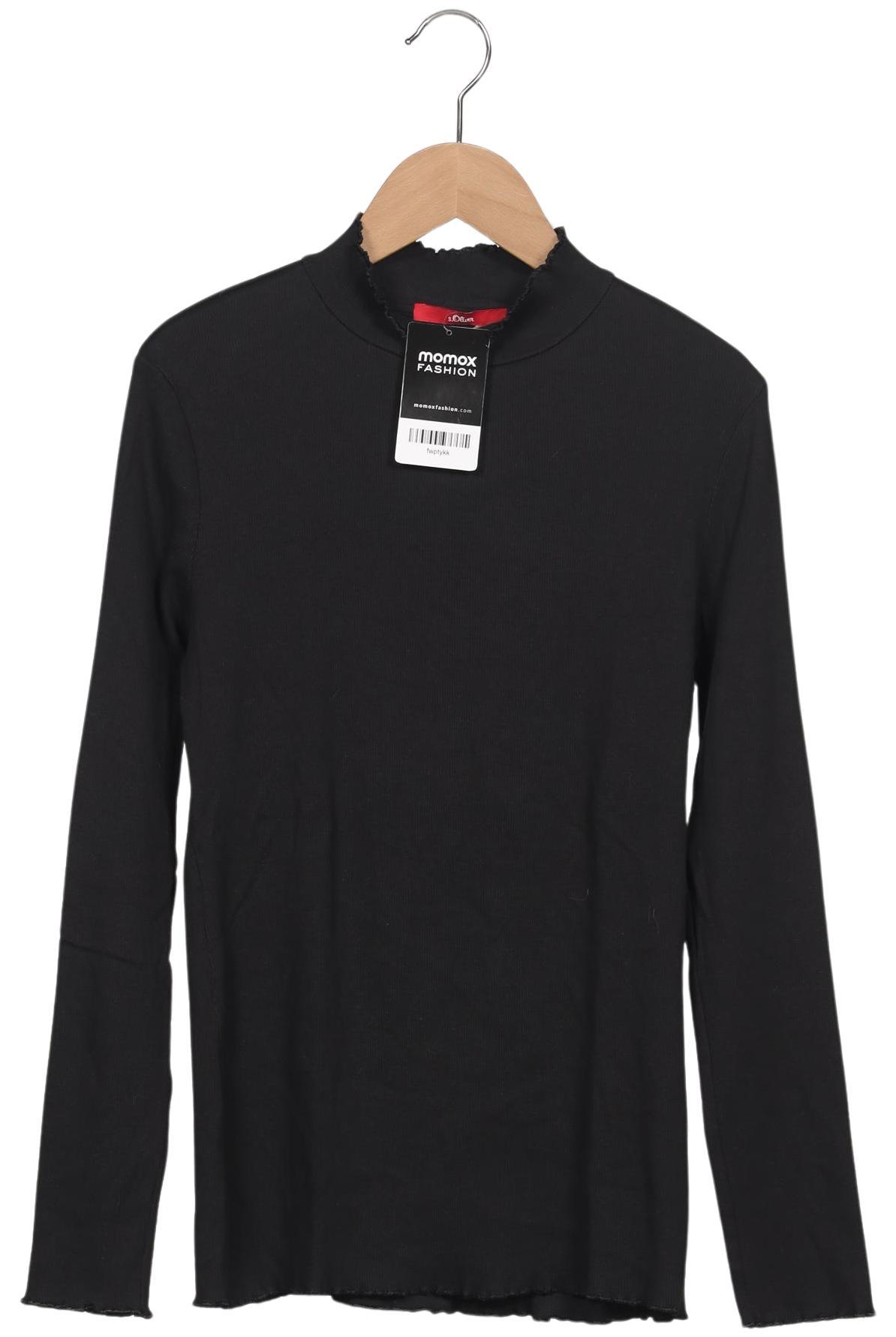 

s.Oliver Damen Langarmshirt, schwarz, Gr. 38