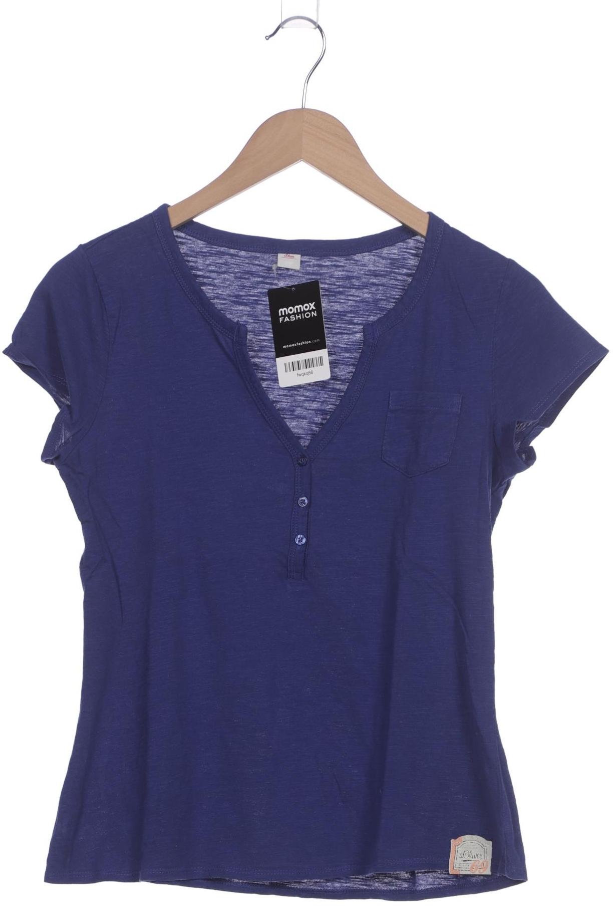 

s.Oliver Damen T-Shirt, blau, Gr. 36