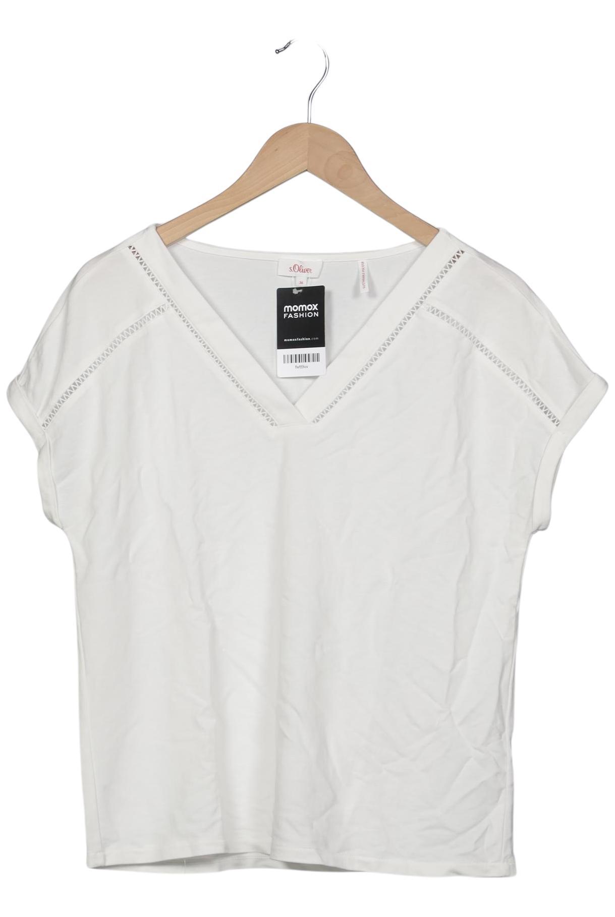 

s.Oliver Damen T-Shirt, weiß, Gr. 36