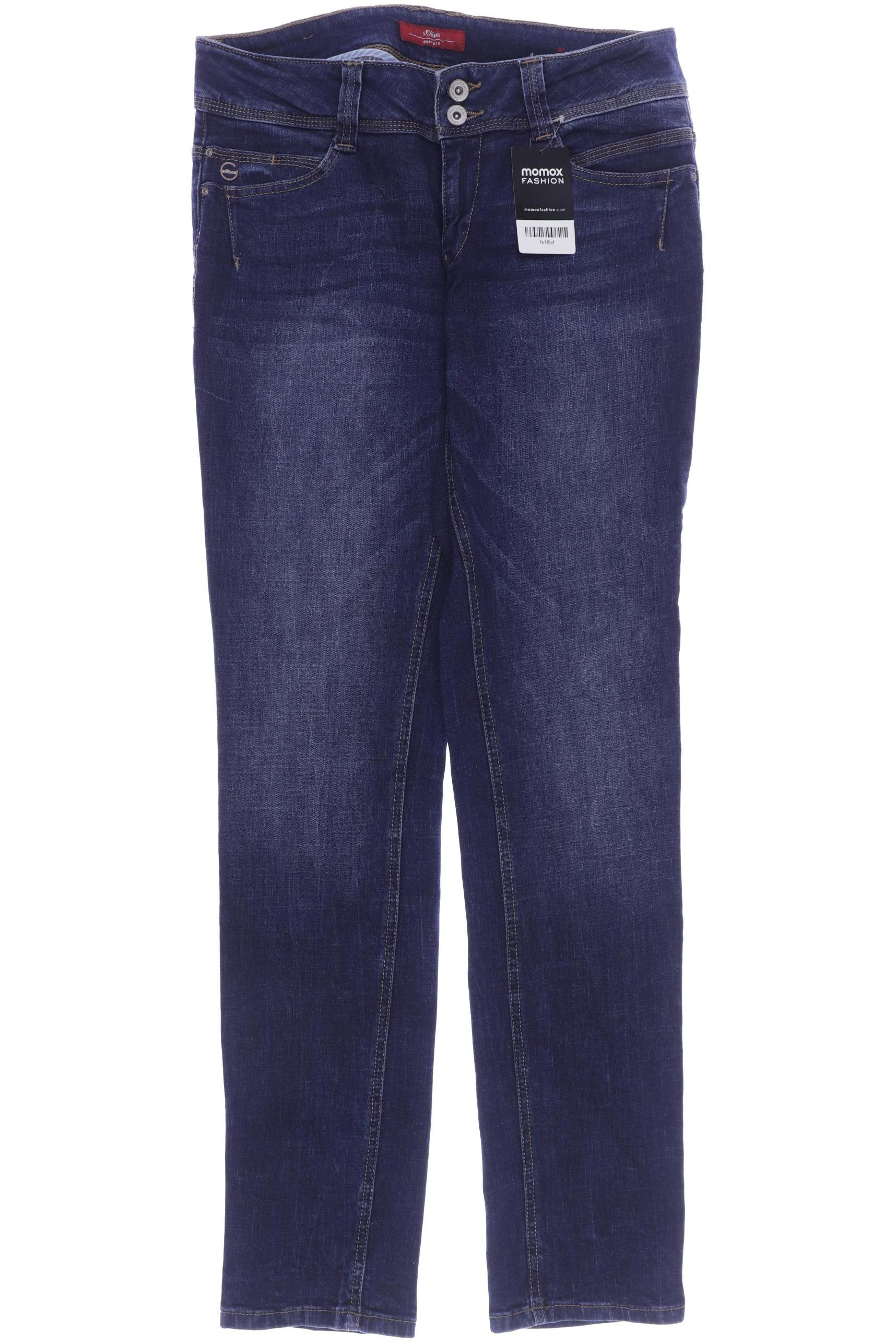 

s.Oliver Damen Jeans, marineblau