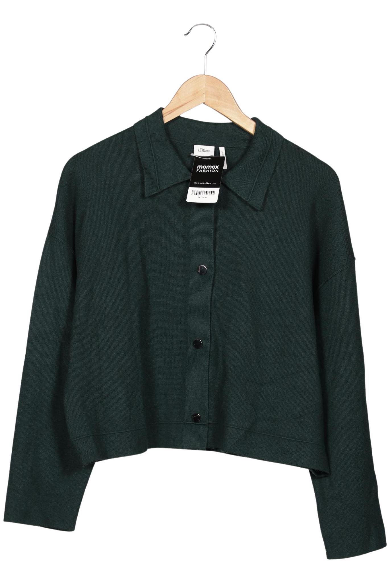 

s.Oliver Damen Strickjacke, grün, Gr. 38