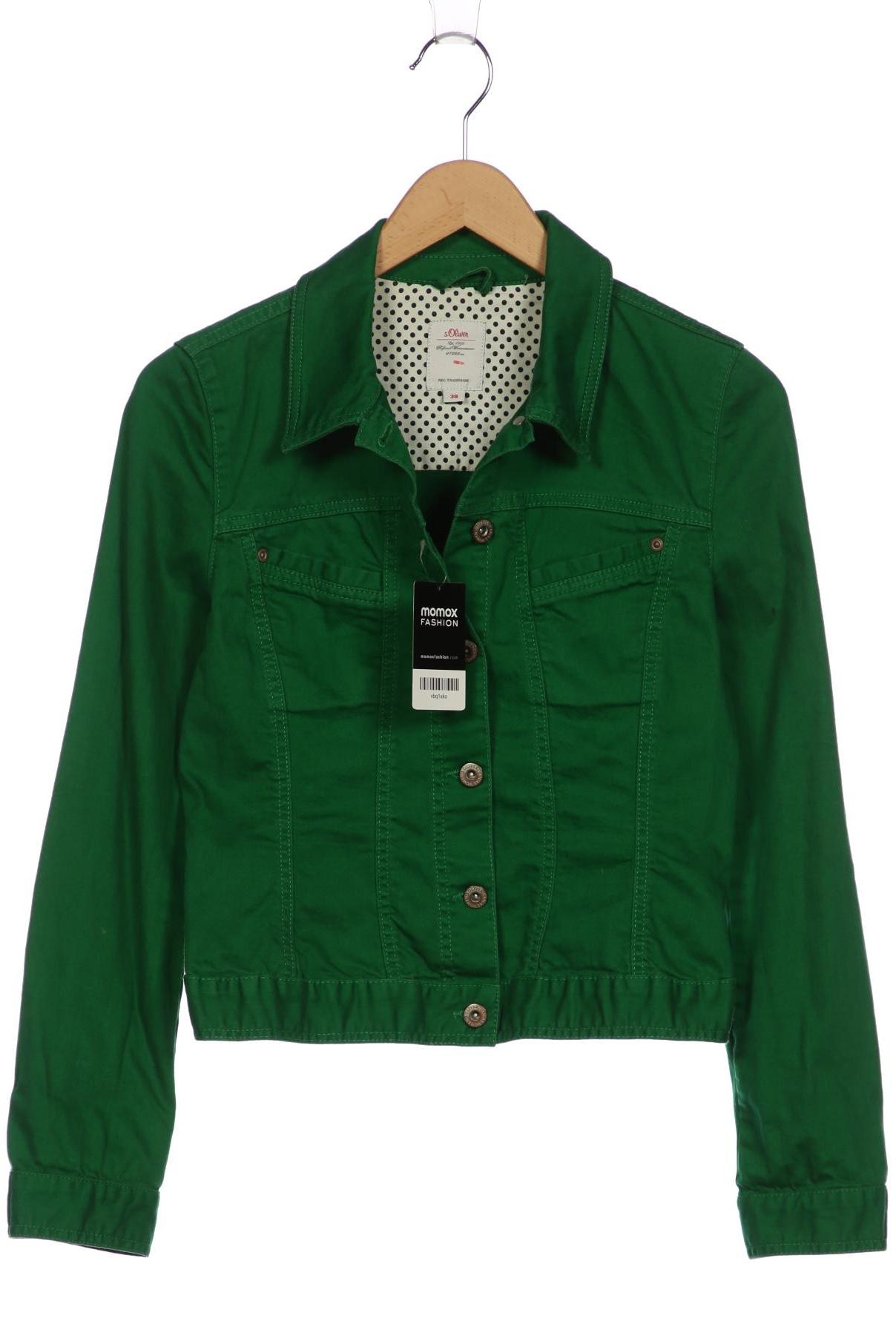 

s.Oliver Damen Jacke, grün, Gr. 38