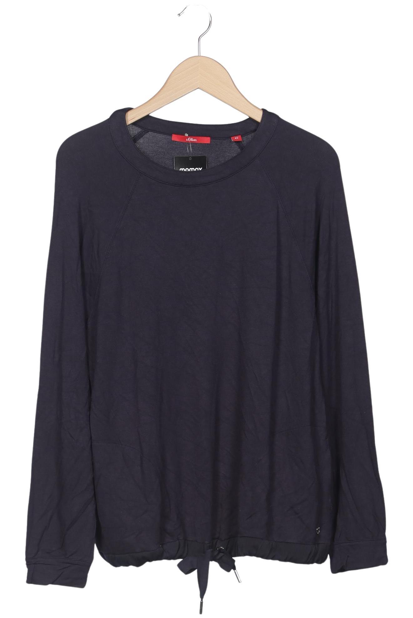

s.Oliver Damen Langarmshirt, marineblau, Gr. 42