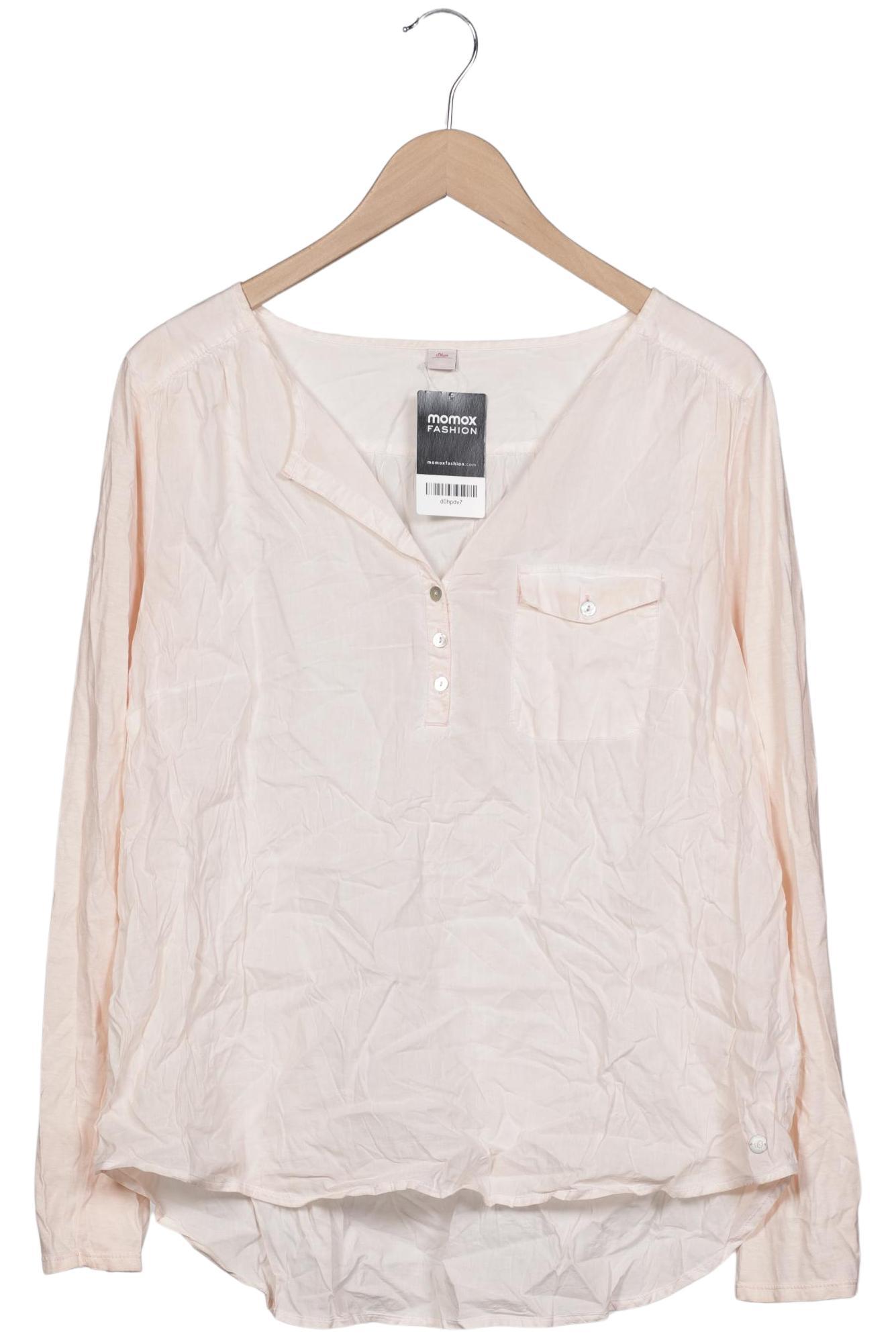 

s.Oliver Damen Bluse, cremeweiß, Gr. 44