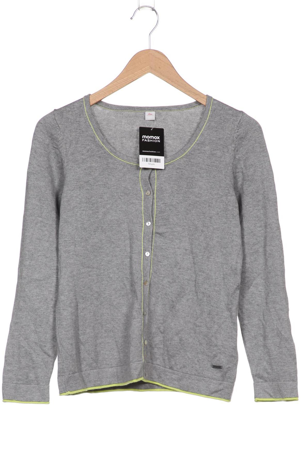 

s.Oliver Damen Strickjacke, grau