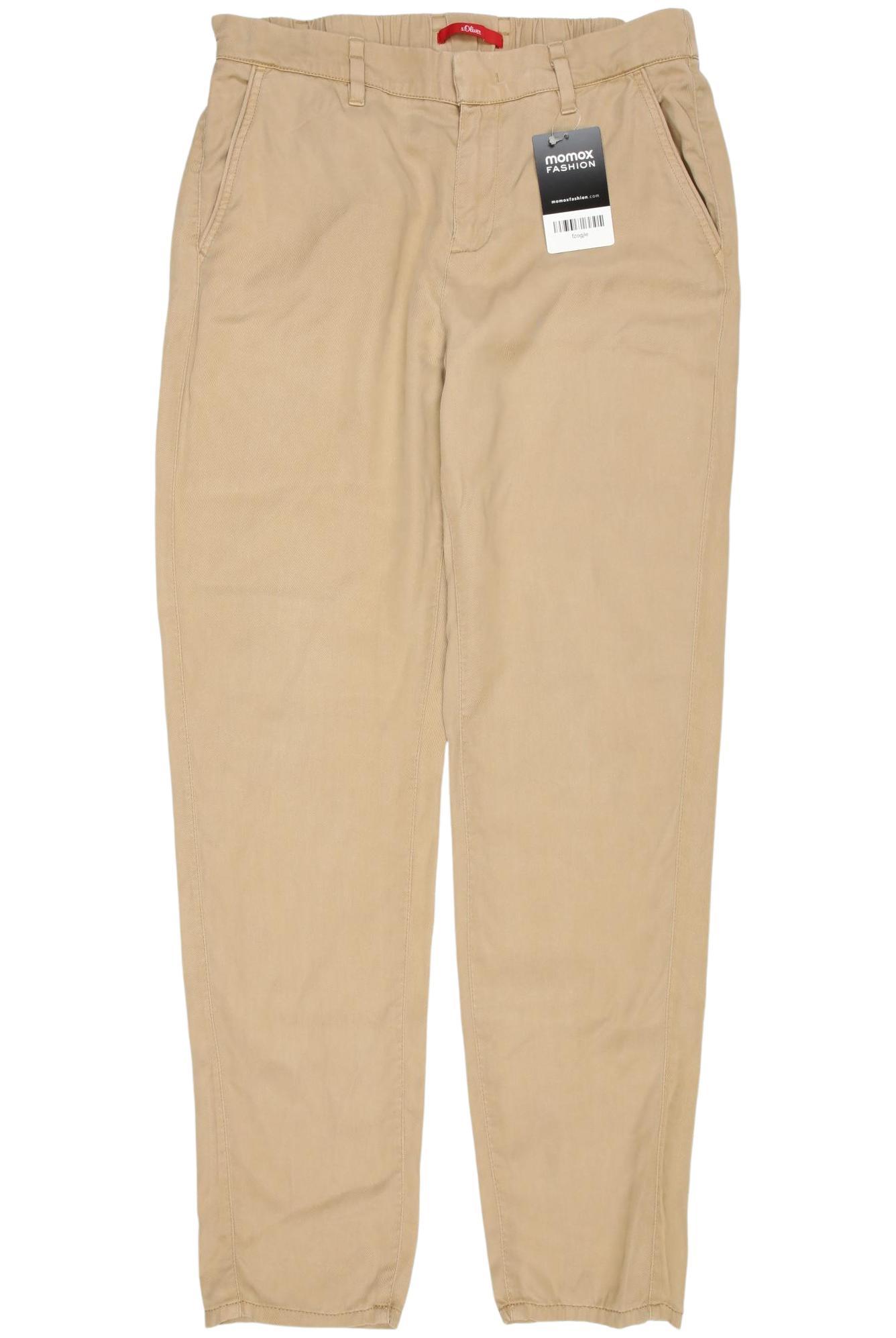 

s.Oliver Damen Stoffhose, beige, Gr. 32