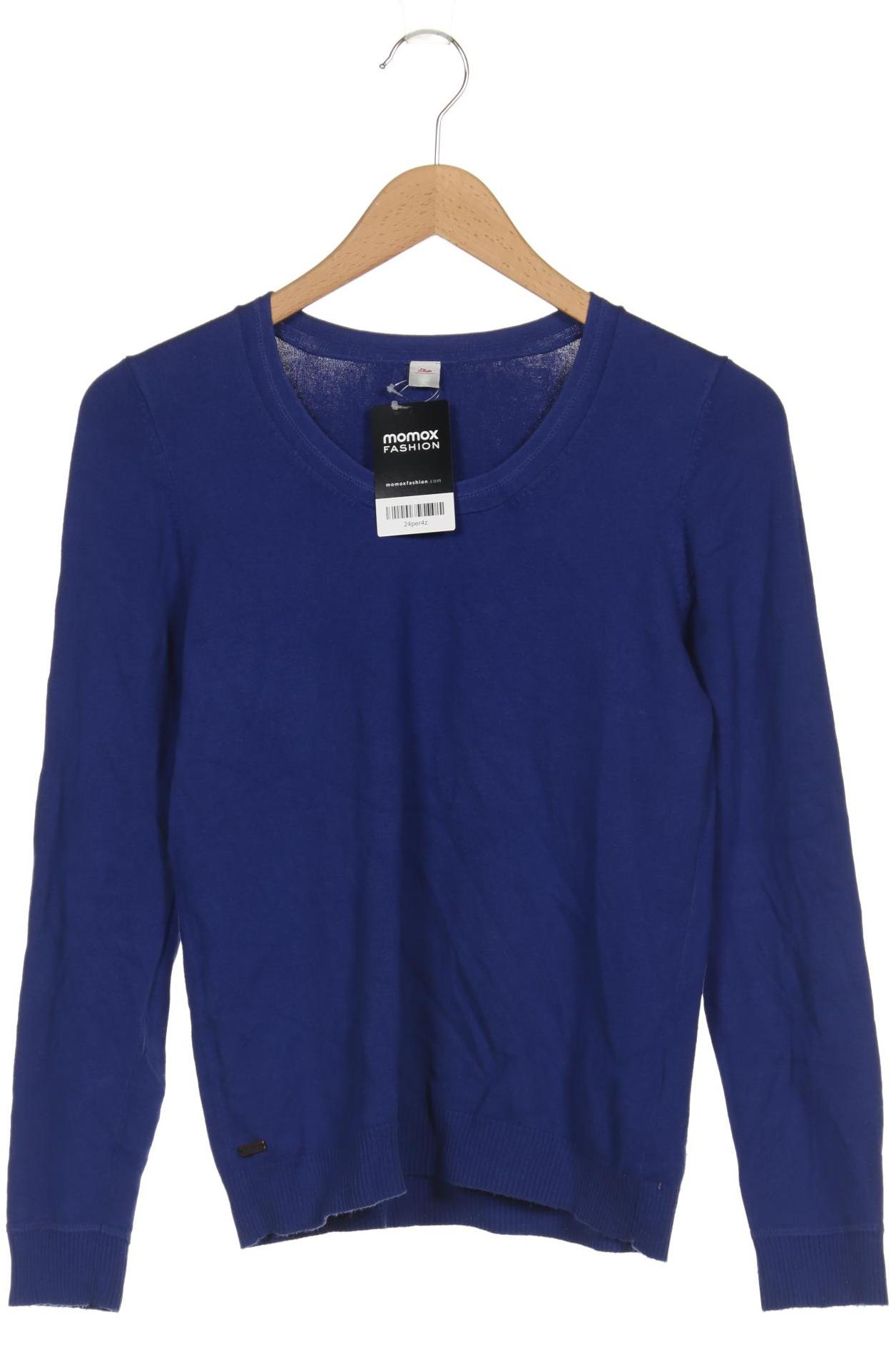 

s.Oliver Damen Pullover, marineblau