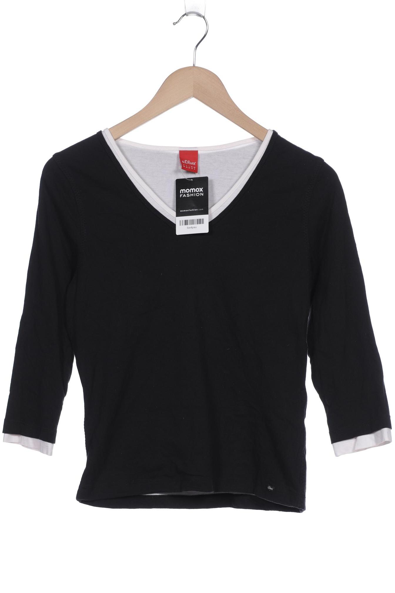

s.Oliver Damen Langarmshirt, schwarz