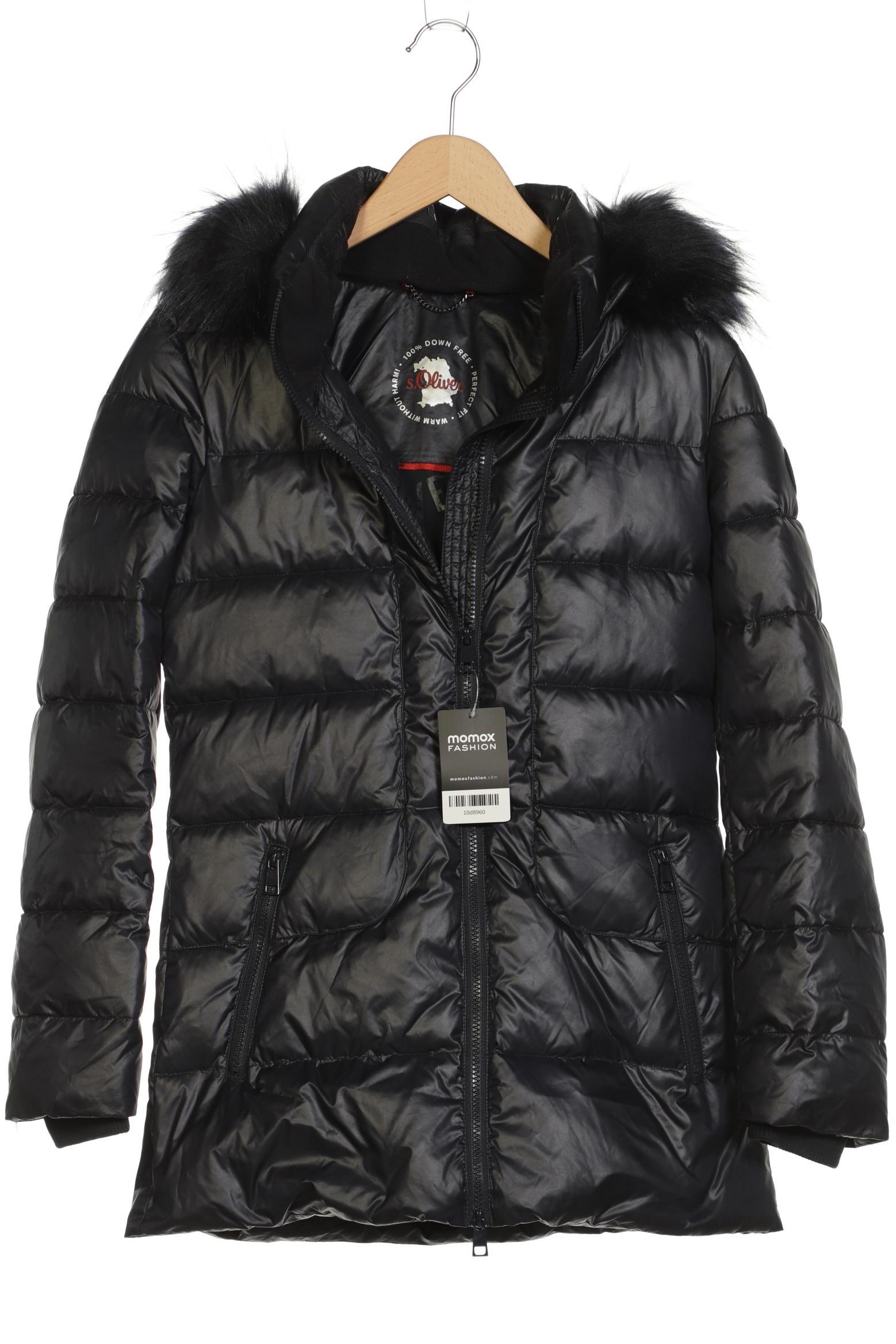 

s.Oliver Damen Mantel, blau, Gr. 34