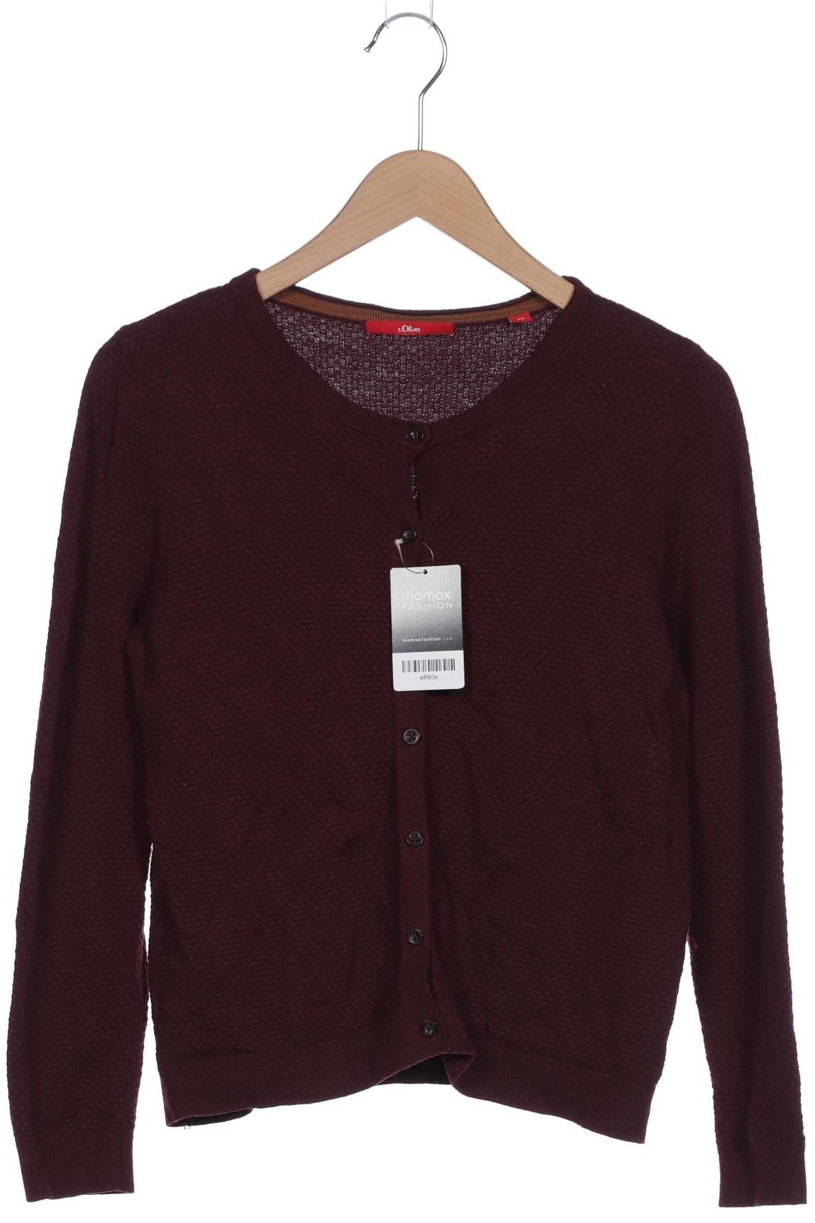 

s.Oliver Damen Strickjacke, bordeaux, Gr. 40