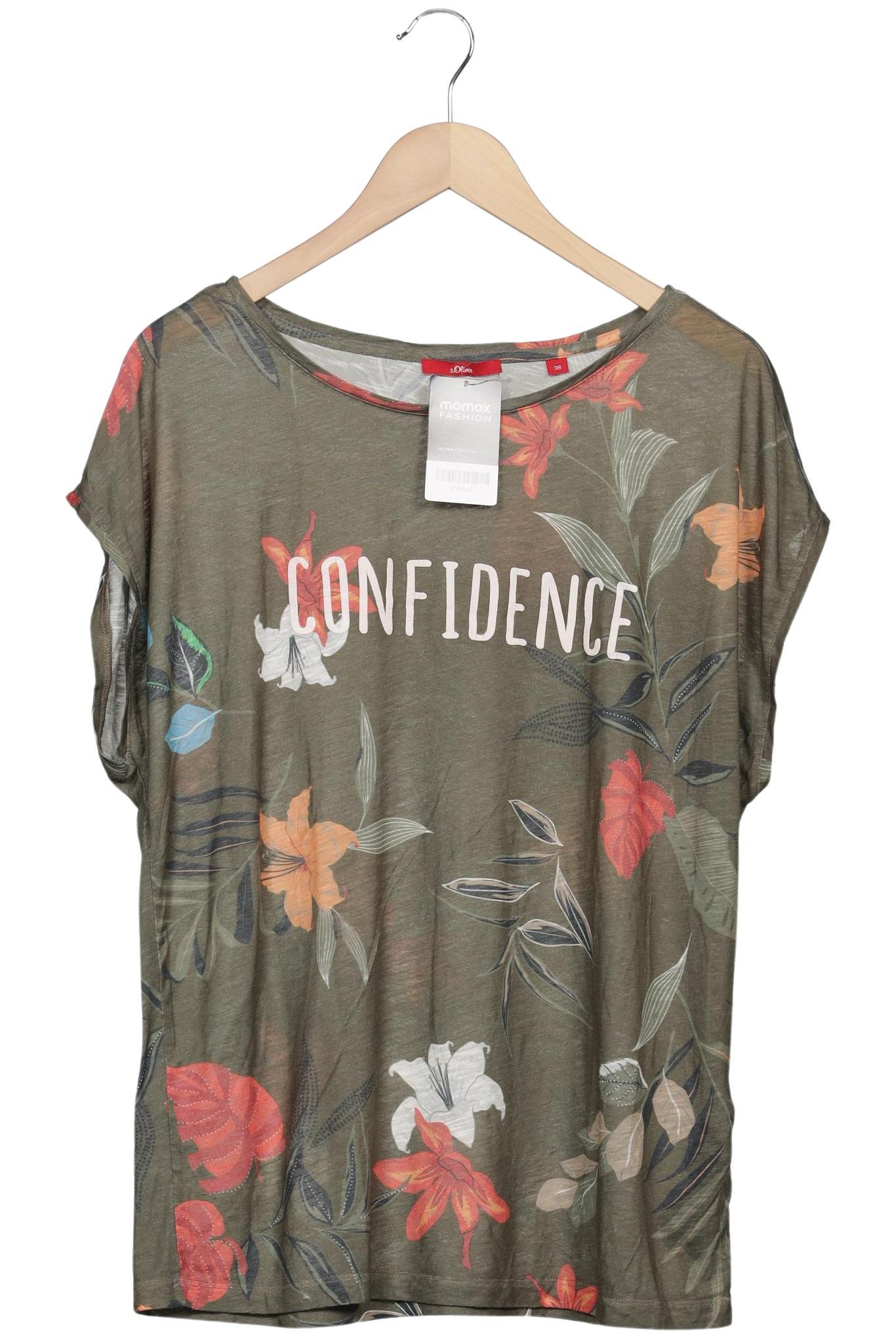 

s.Oliver Damen T-Shirt, grün, Gr. 38