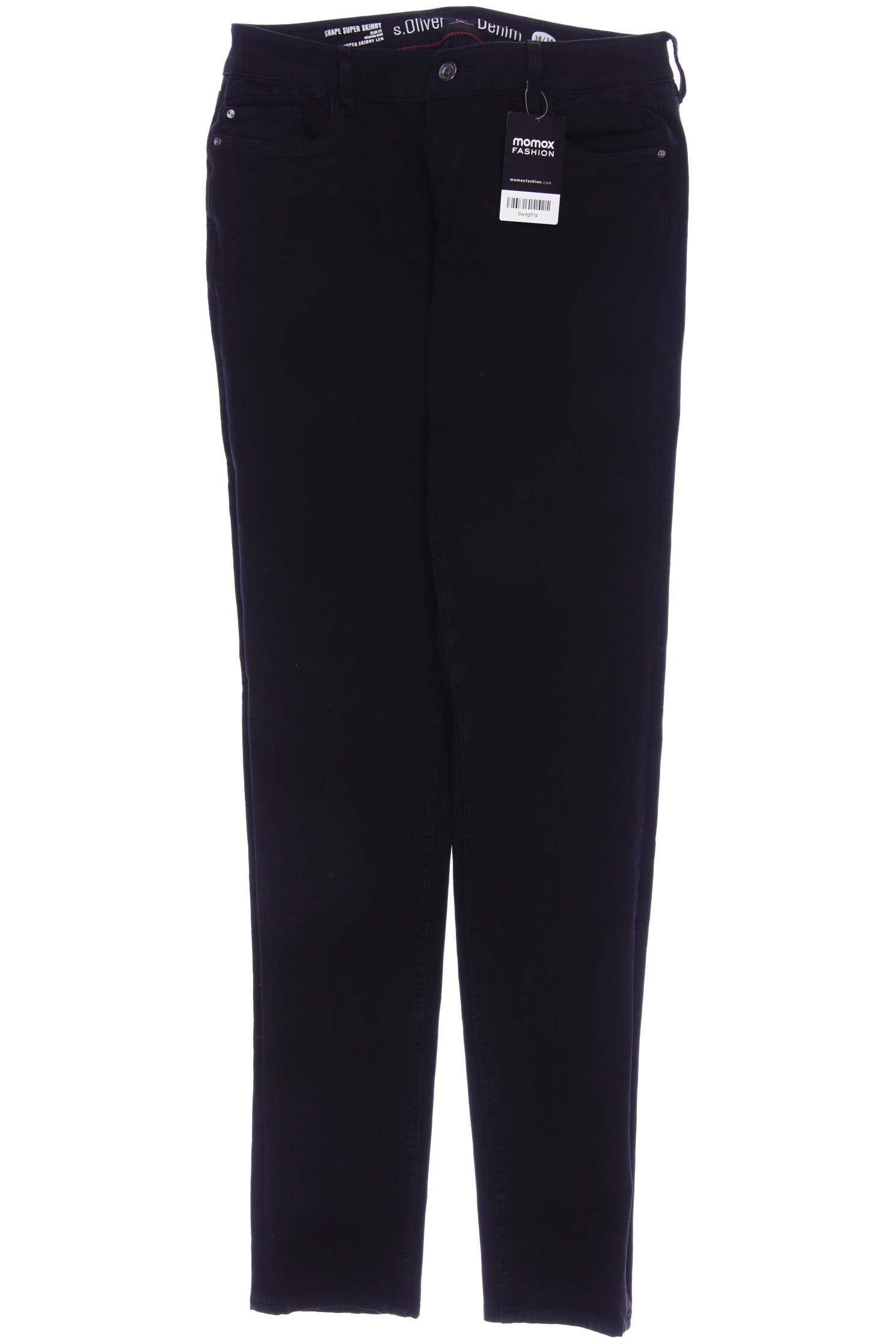 

s.Oliver Damen Jeans, schwarz