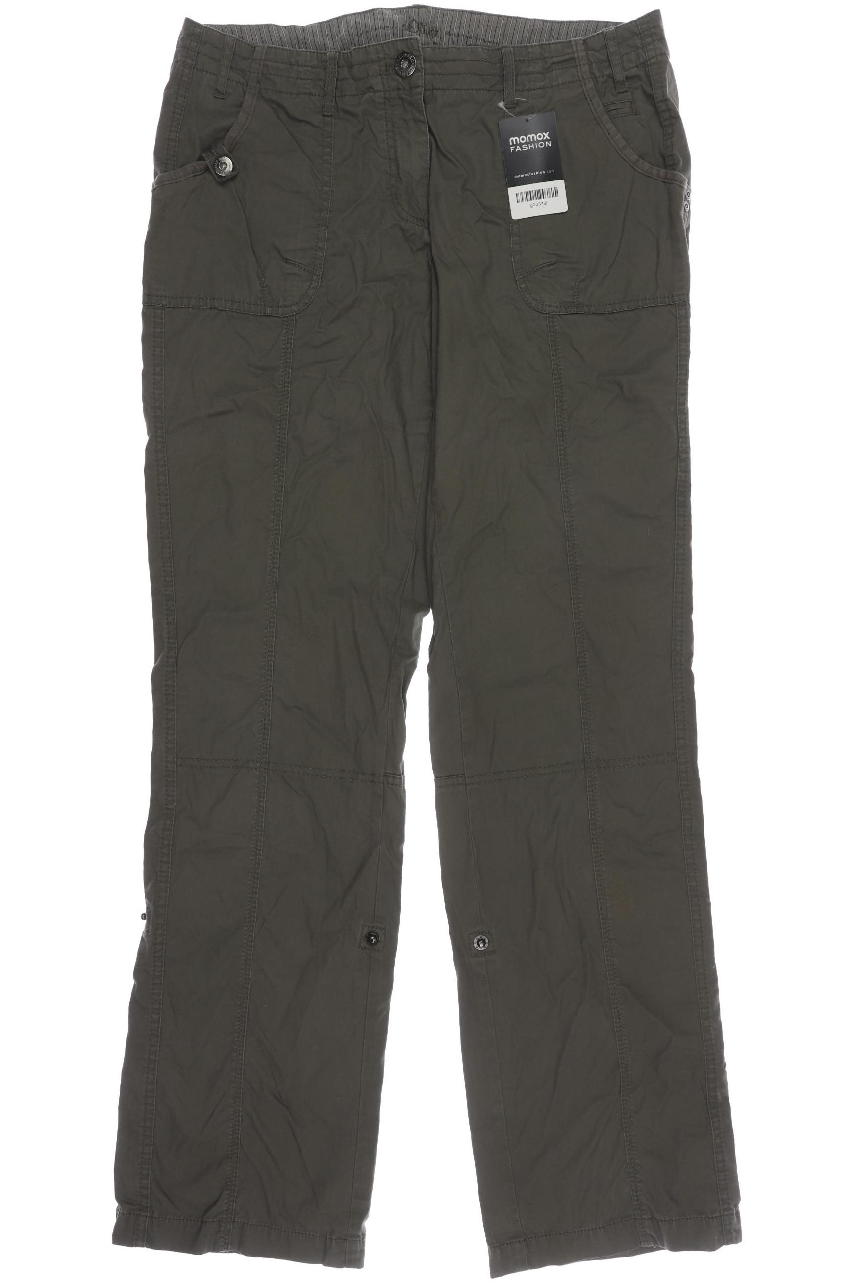

s.Oliver Damen Stoffhose, grün, Gr. 42