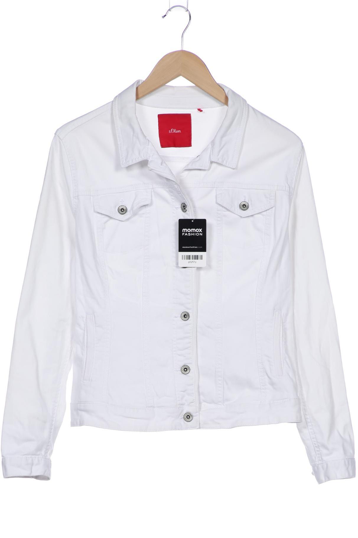 

s.Oliver Damen Jacke, weiß, Gr. 42