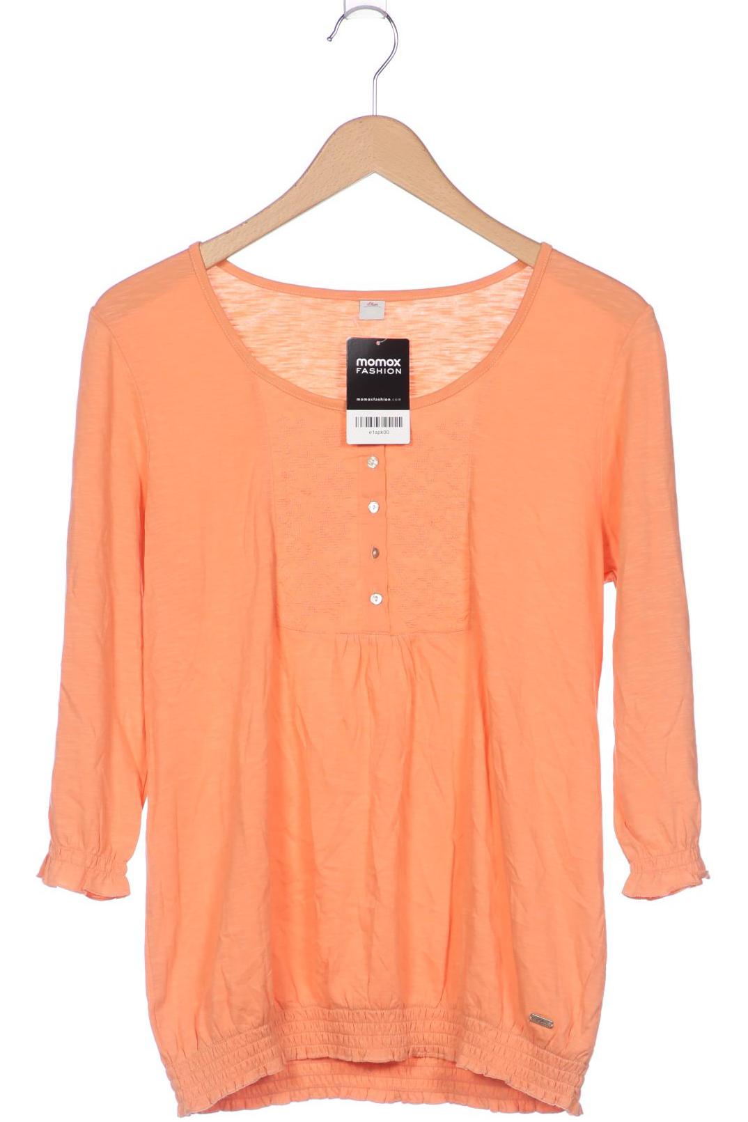 

s.Oliver Damen Langarmshirt, orange, Gr. 40