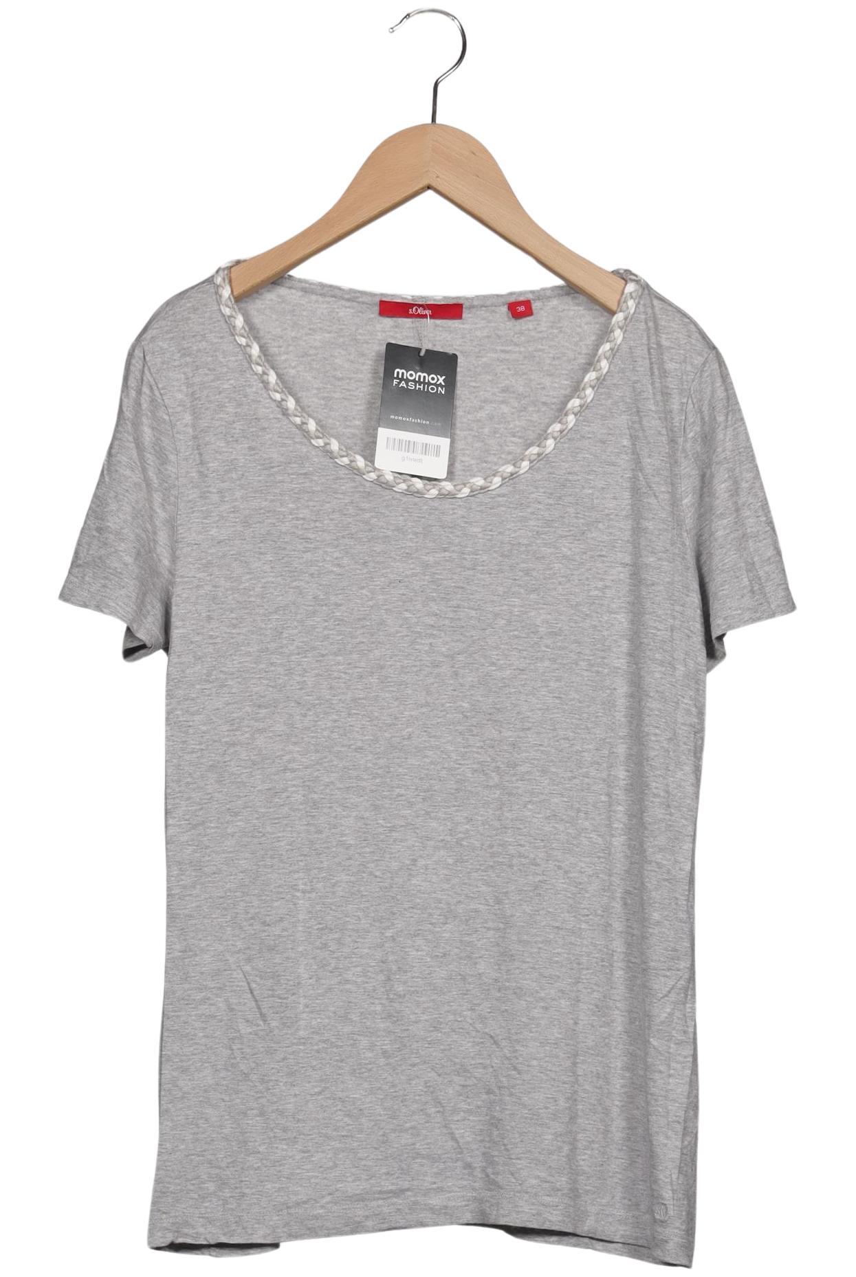 

s.Oliver Damen T-Shirt, grau, Gr. 38
