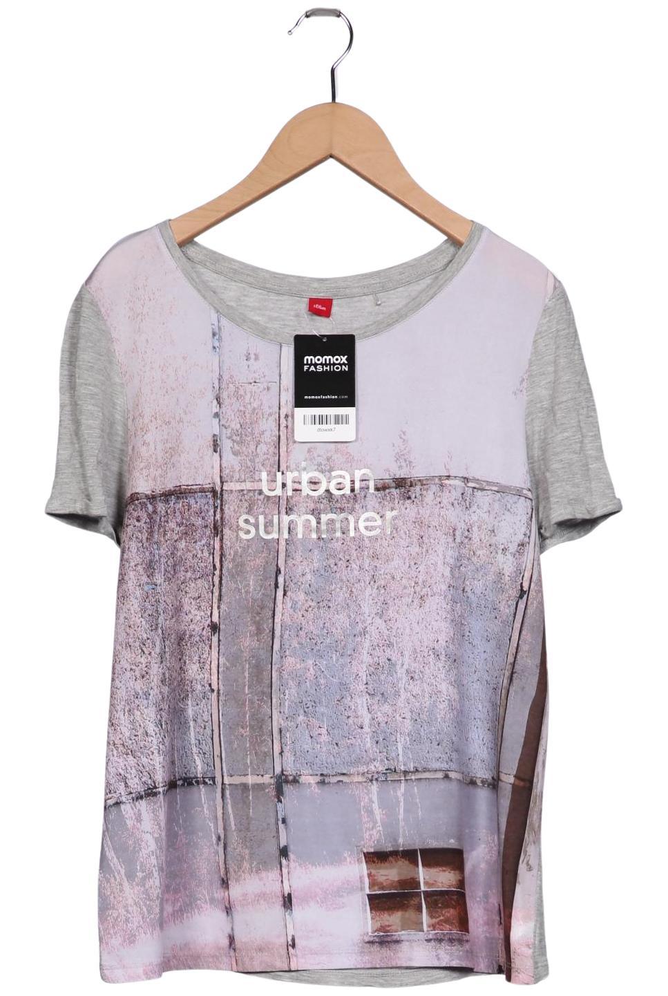 

s.Oliver Damen T-Shirt, grau, Gr. 36