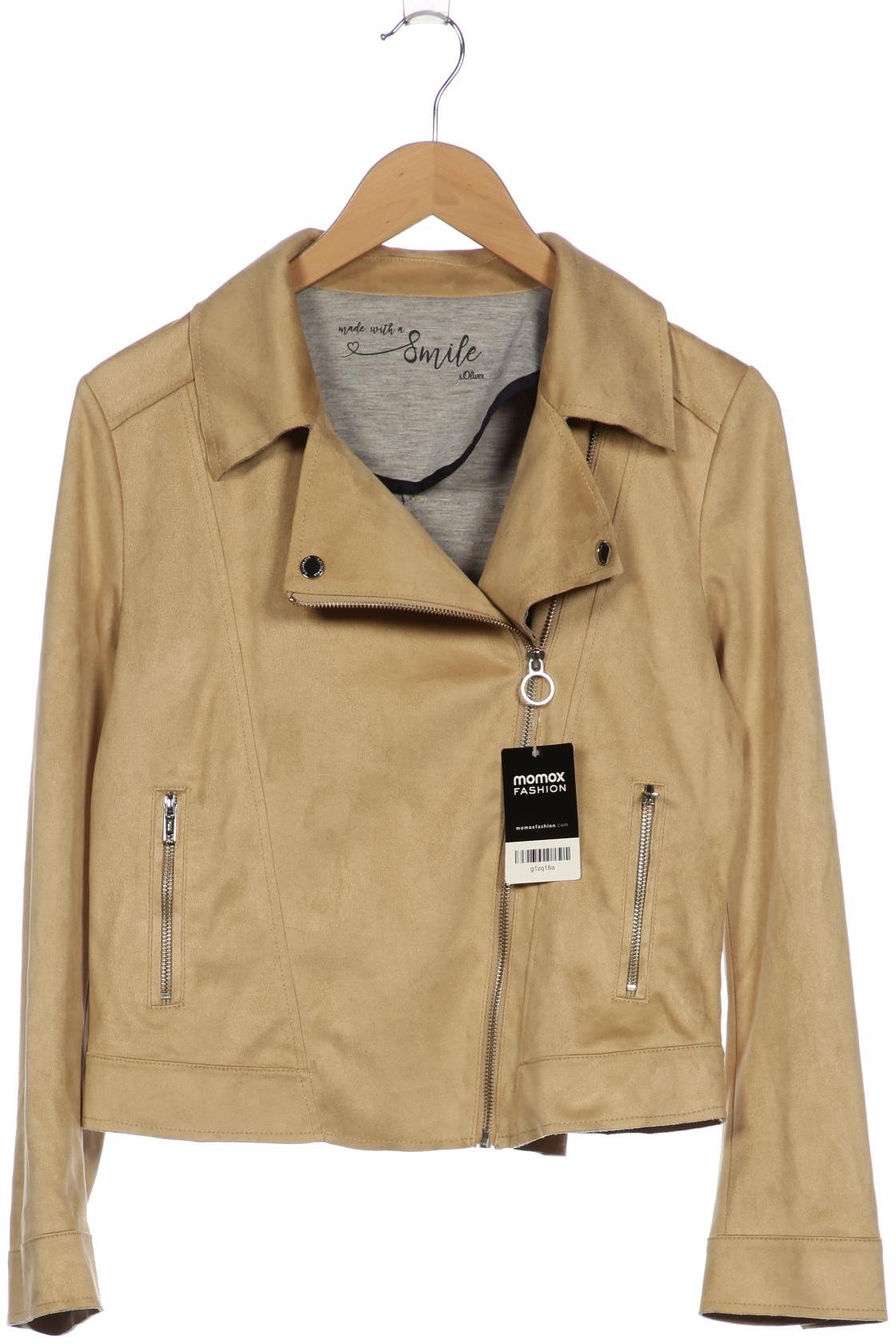 

s.Oliver Damen Jacke, beige, Gr. 40