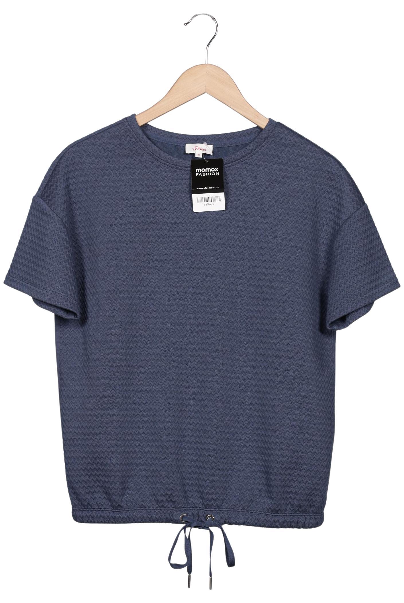 

s.Oliver Damen T-Shirt, blau, Gr. 38