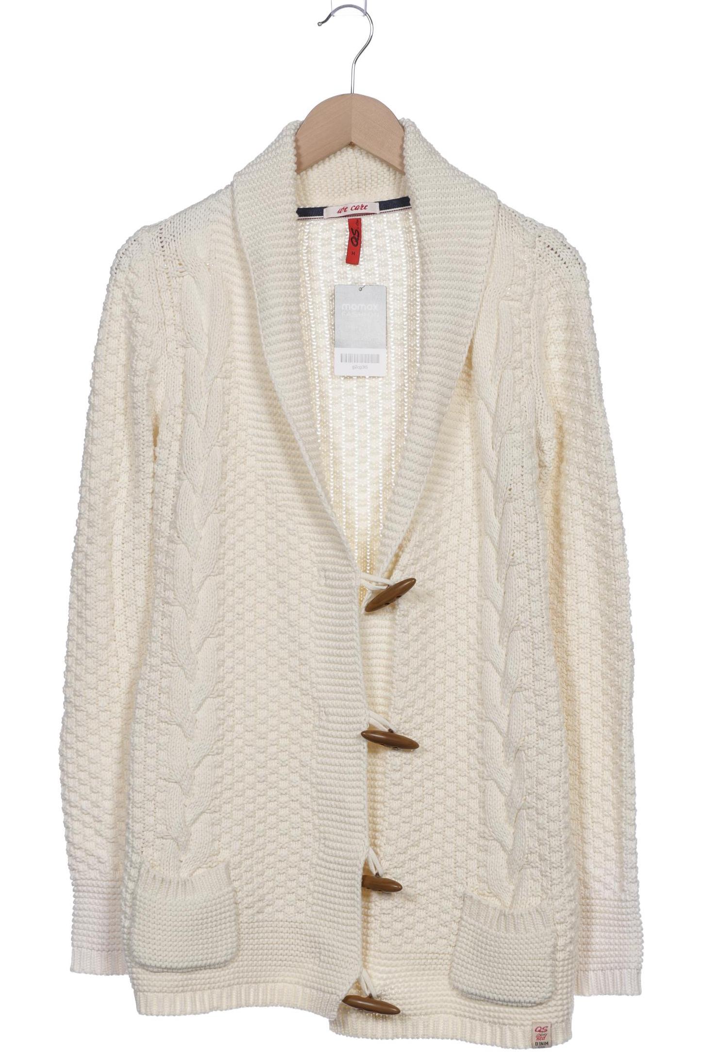 

s.Oliver Damen Strickjacke, cremeweiß, Gr. 38