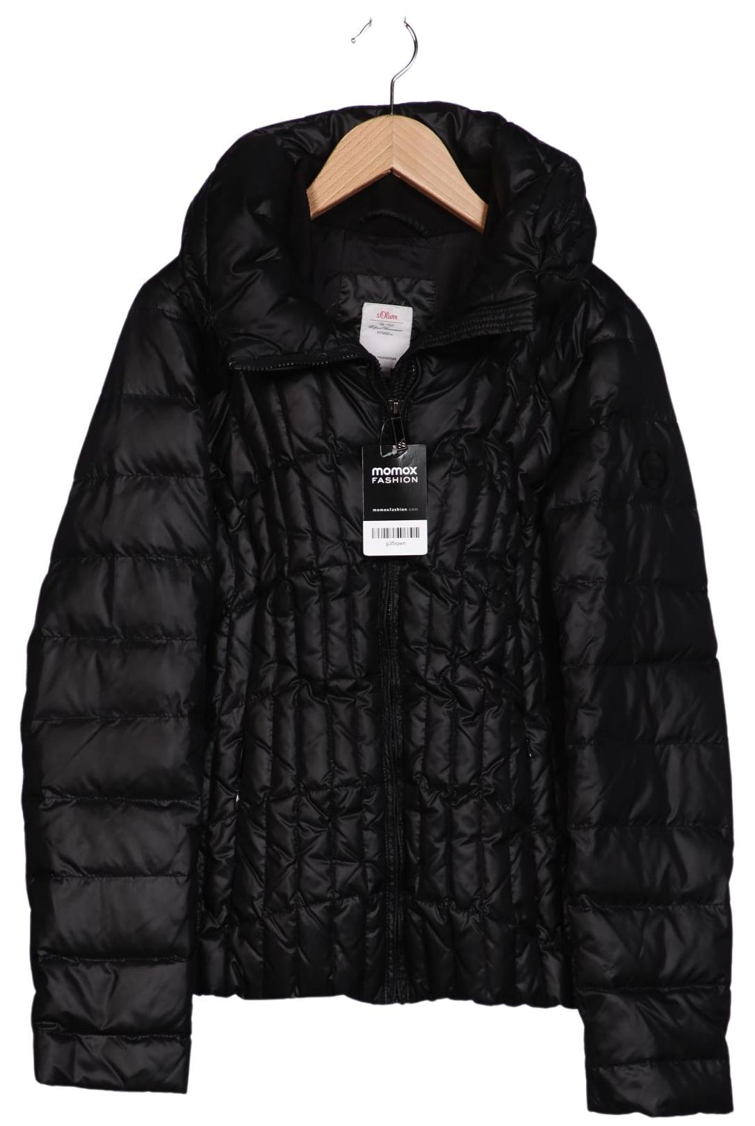 

s.Oliver Damen Jacke, schwarz, Gr. 36