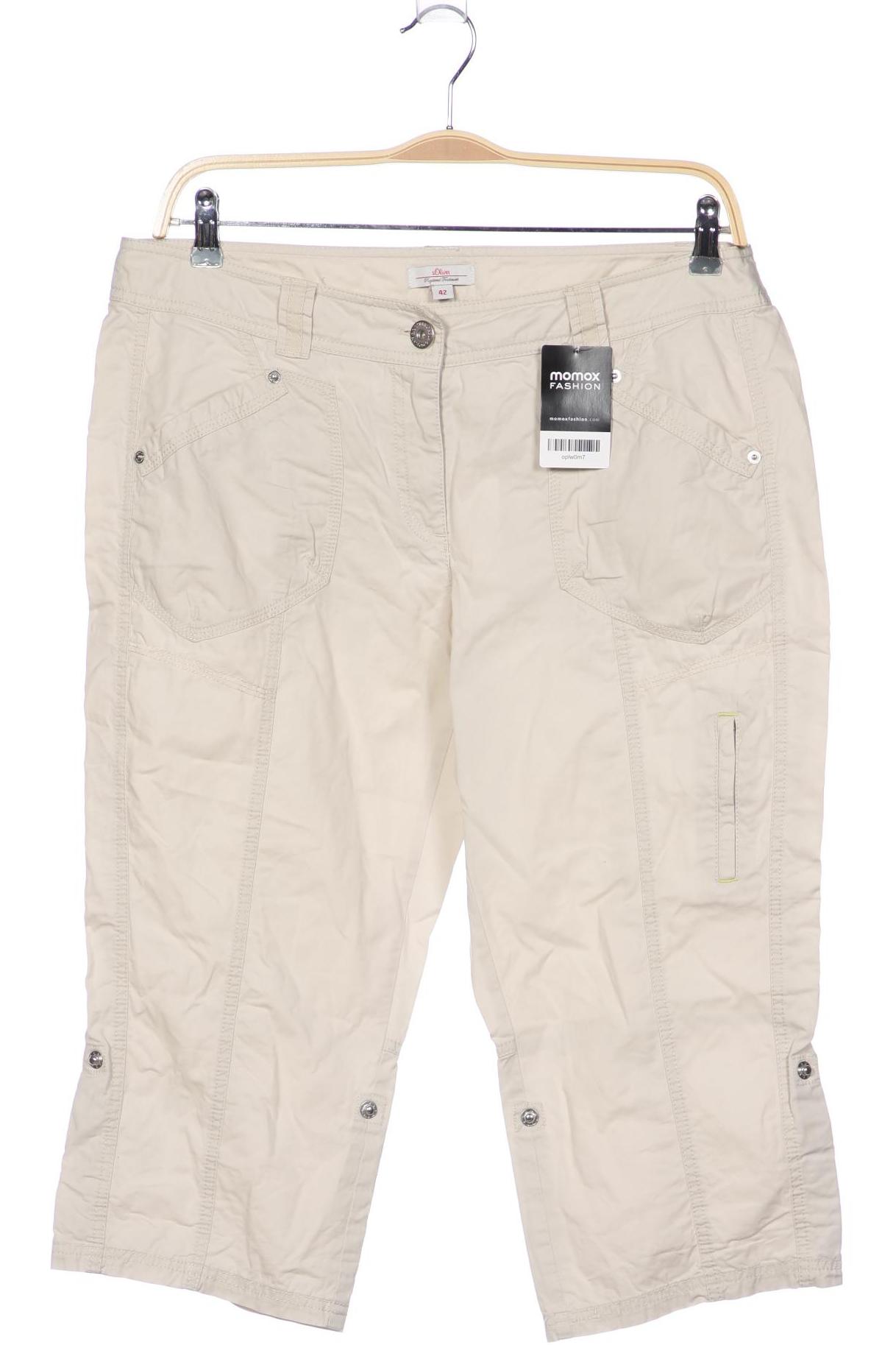 

s.Oliver Damen Stoffhose, cremeweiß, Gr. 42