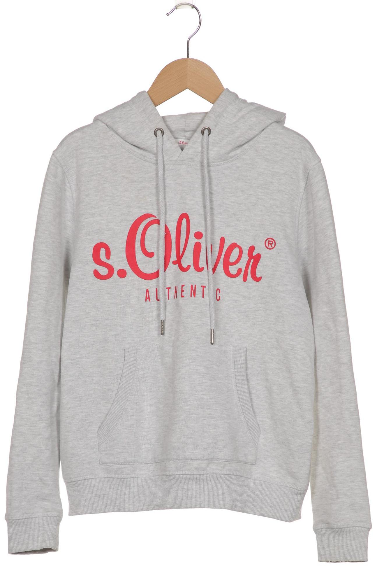 

s.Oliver Damen Kapuzenpullover, grau, Gr. 34