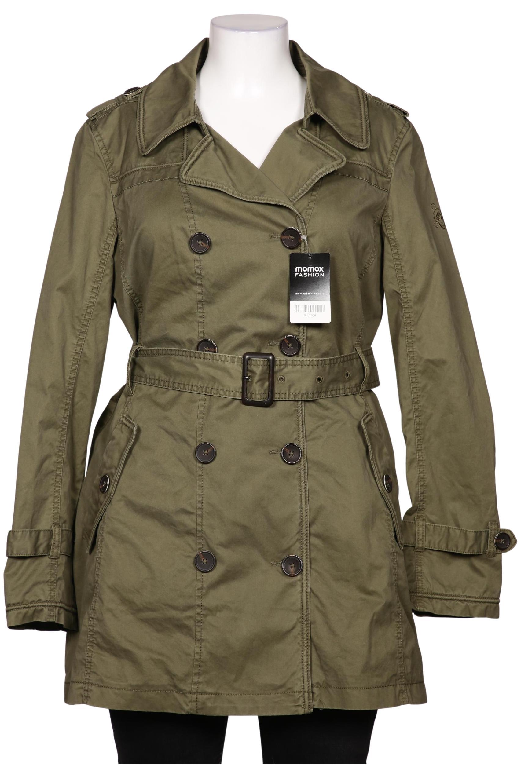 

s.Oliver Damen Mantel, grün, Gr. 42