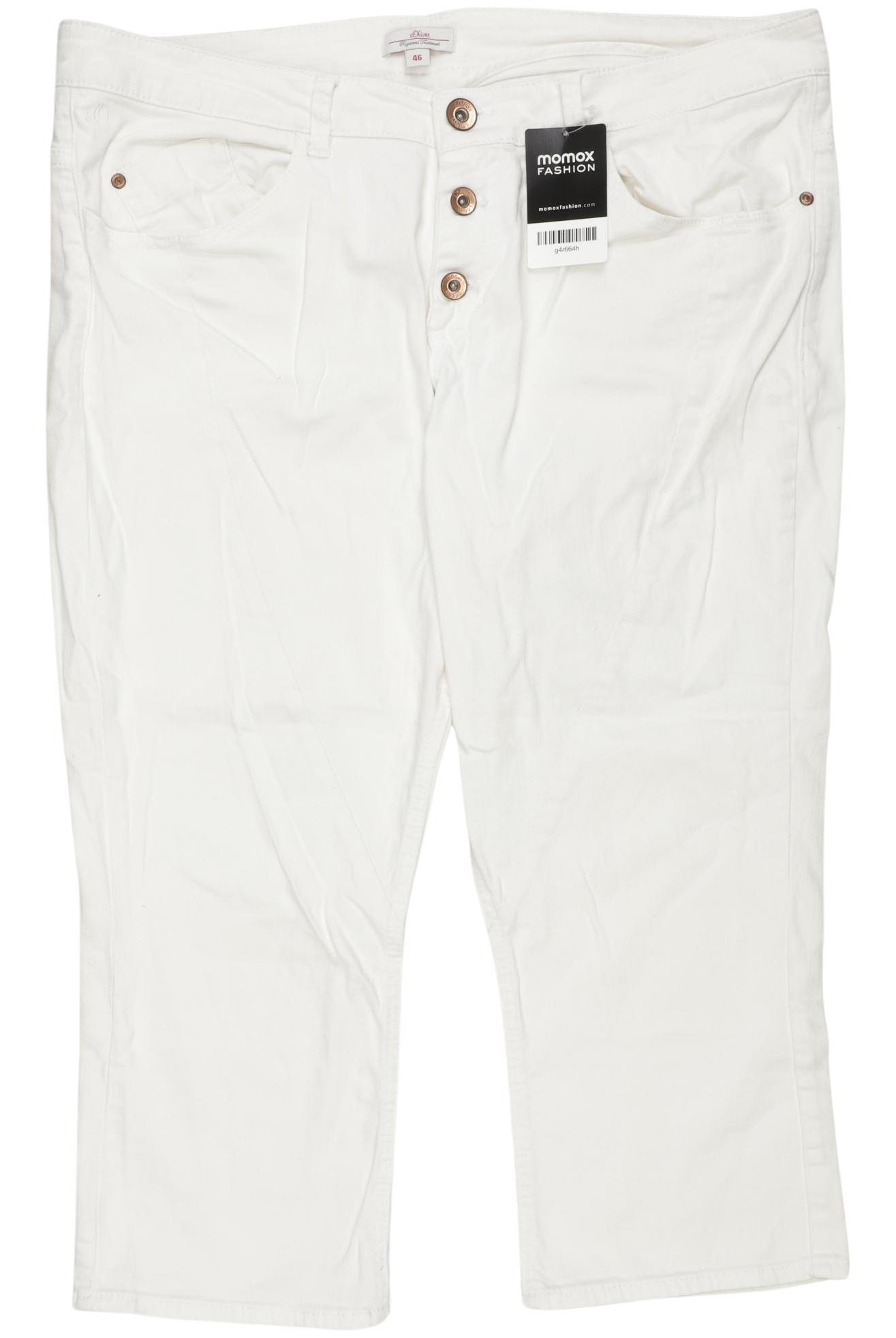 Thumbnail - s.Oliver Damen Jeans, weiß, Gr. 46