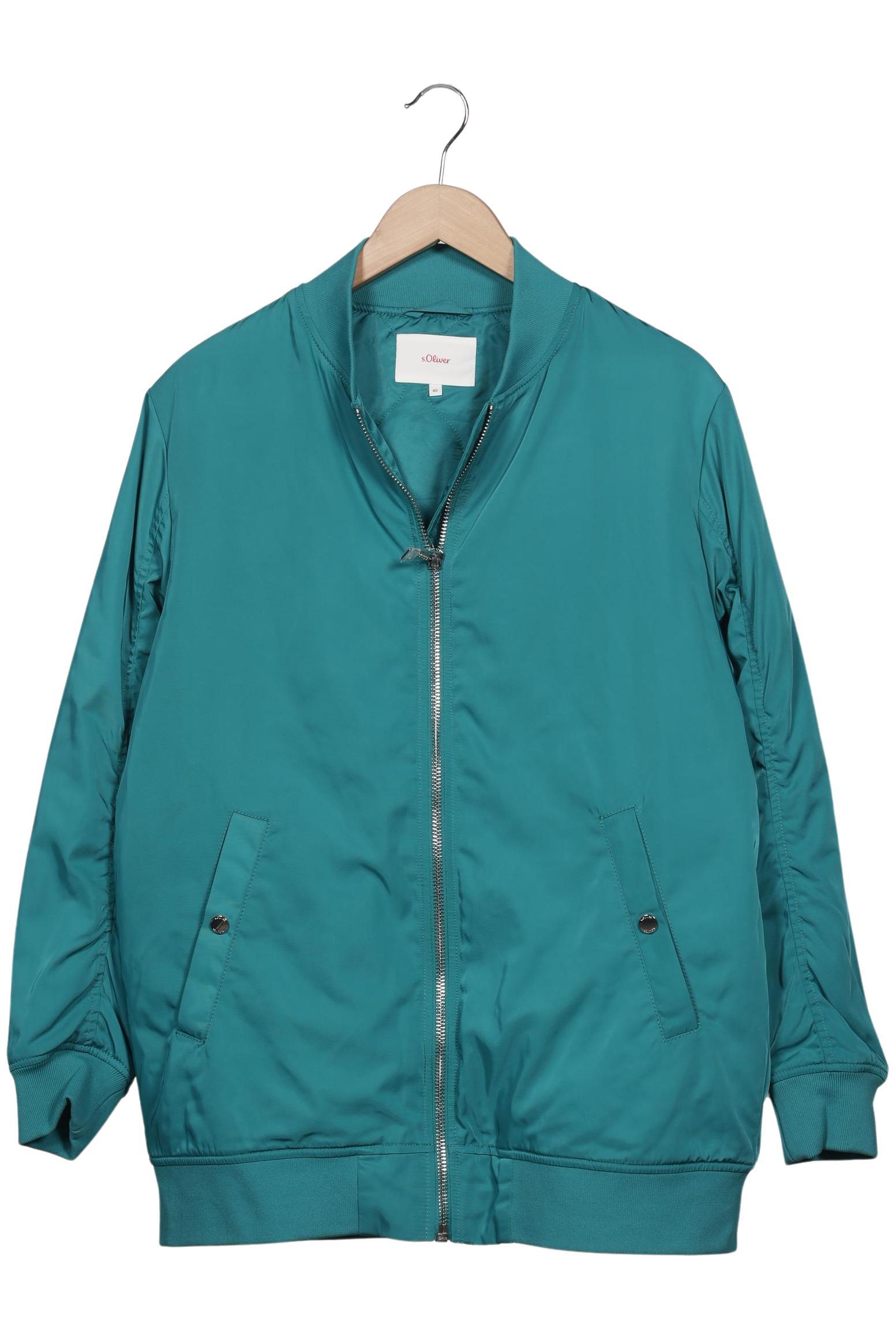 

s.Oliver Damen Jacke, türkis, Gr. 40