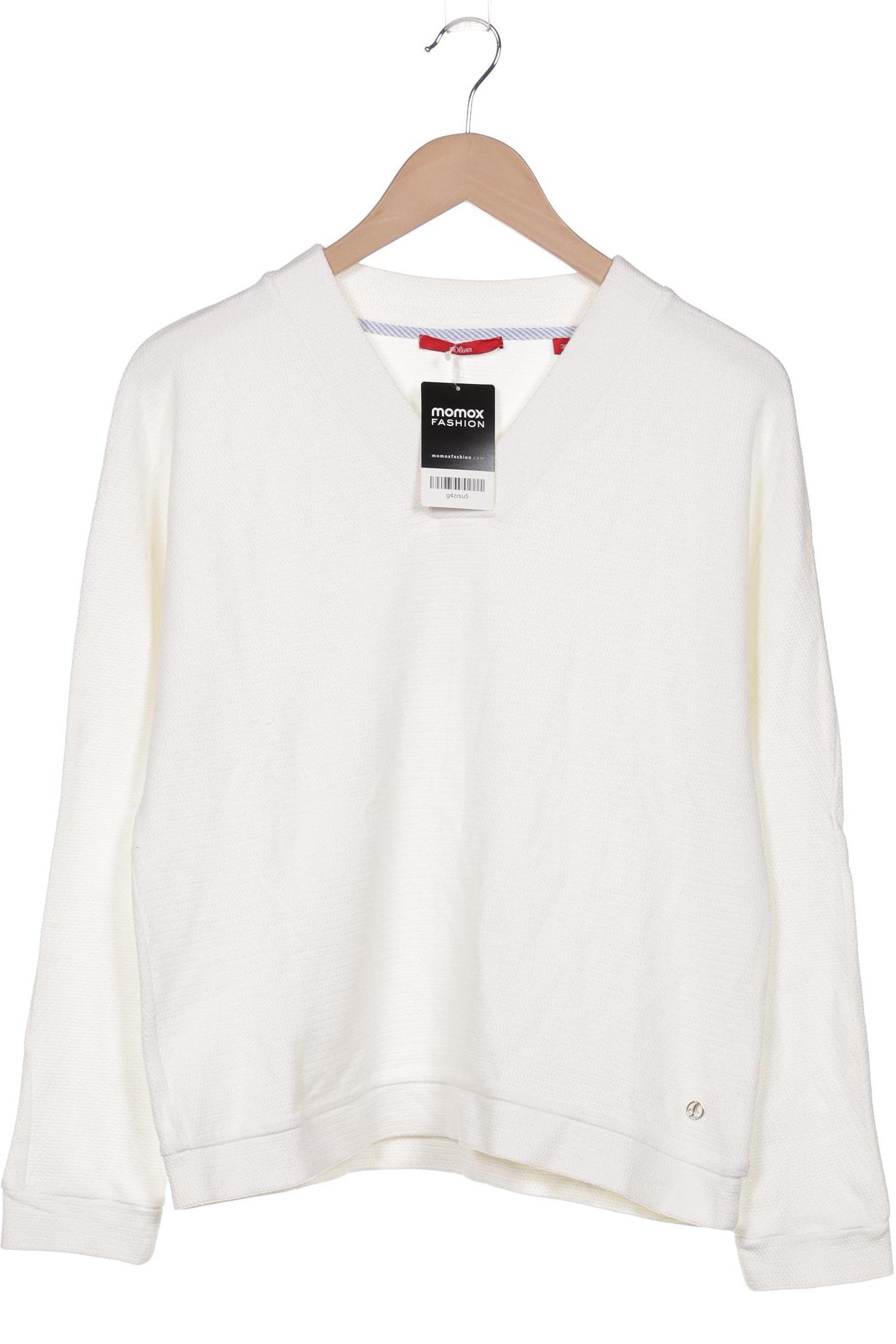 

s.Oliver Damen Sweatshirt, cremeweiß, Gr. 36