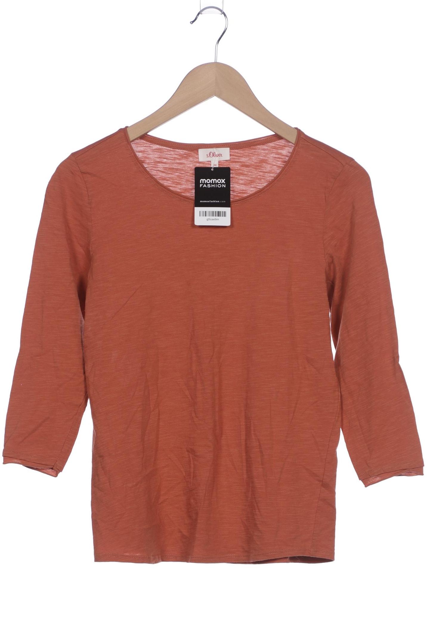 

s.Oliver Damen Langarmshirt, braun, Gr. 34