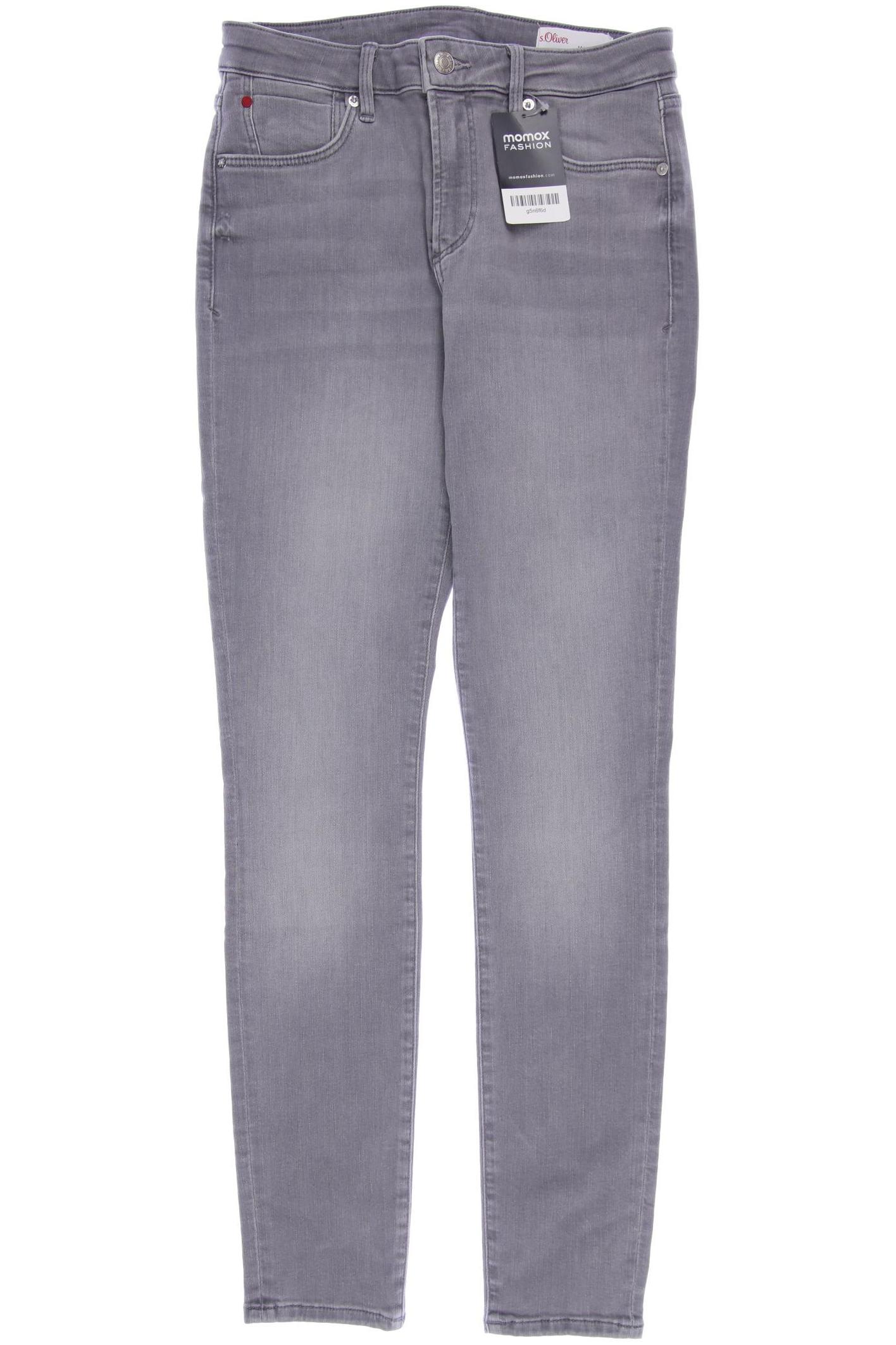 

s.Oliver Damen Jeans, grau